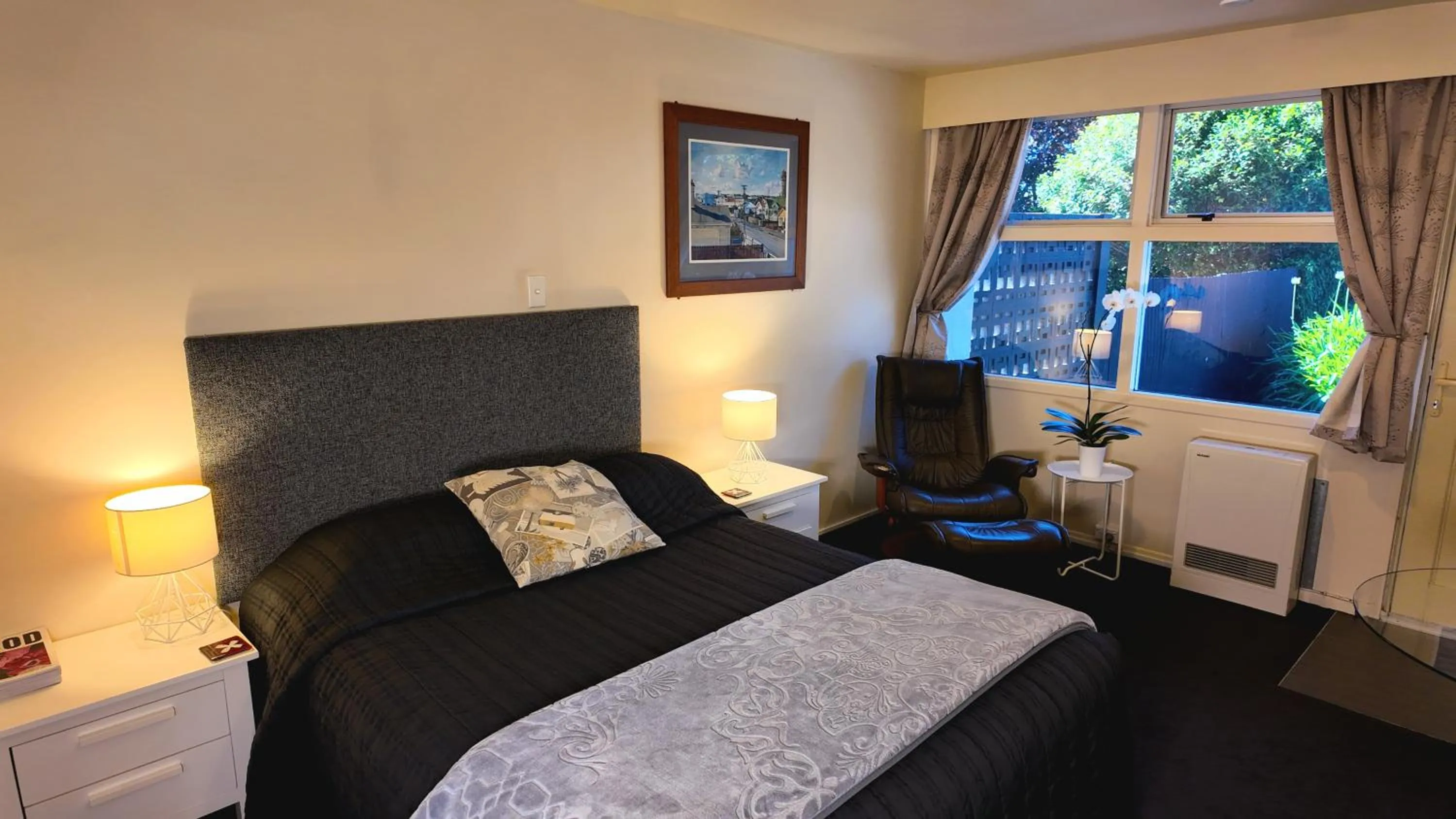 Bed in Mount View Motel Hawera
