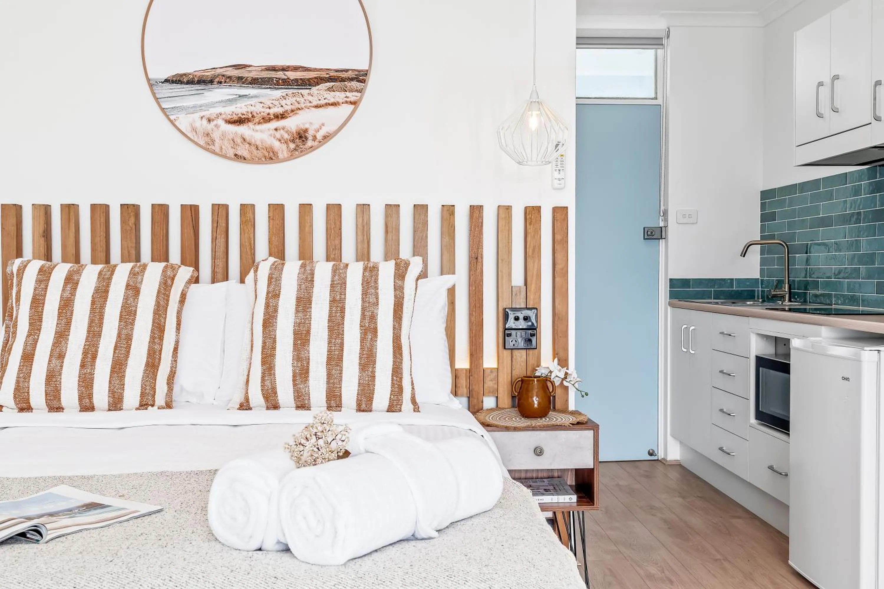 Bed in Mollymook Motel