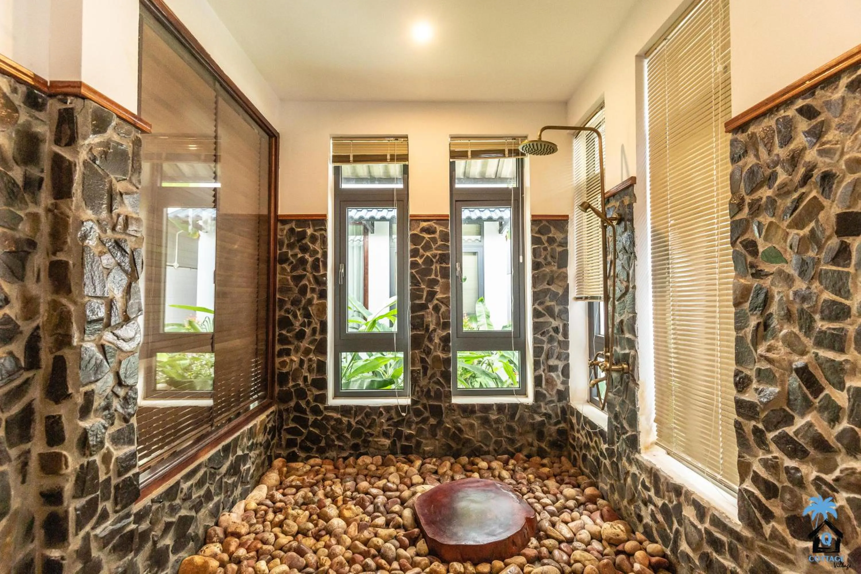 Shower in Cottage Village