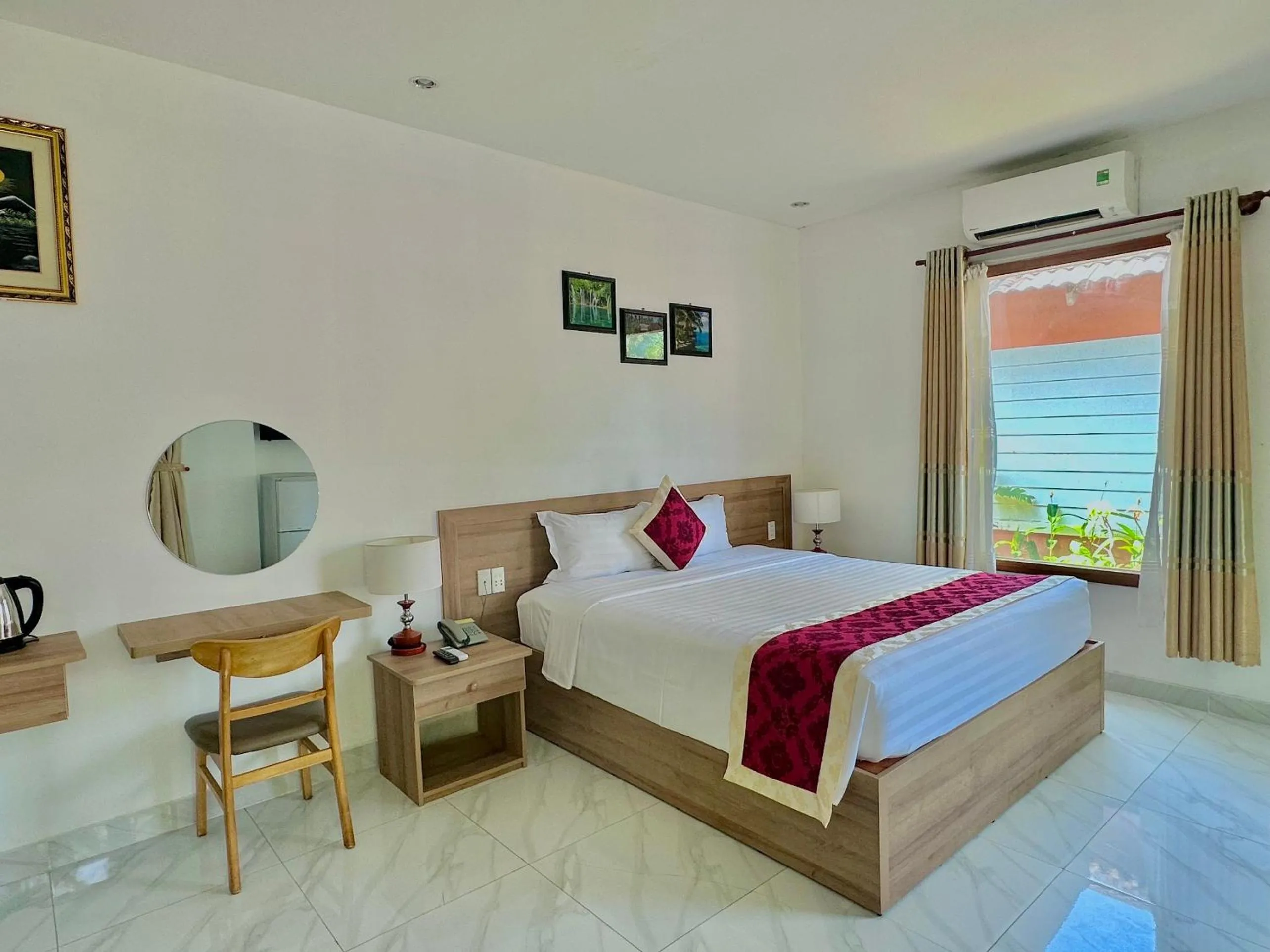 Bed in Orange Resort