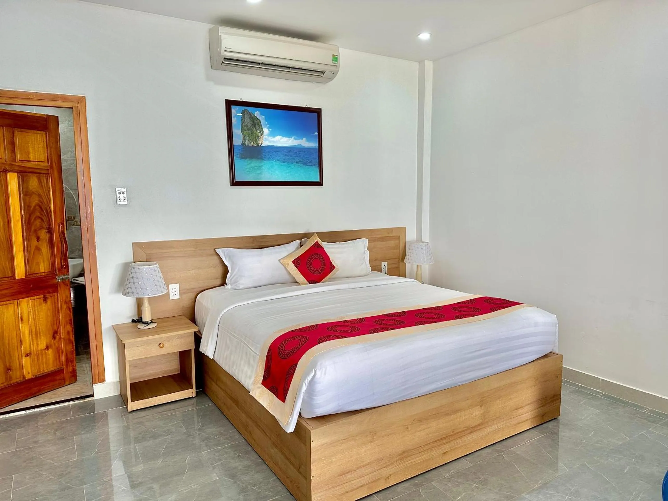 Bed in Orange Resort