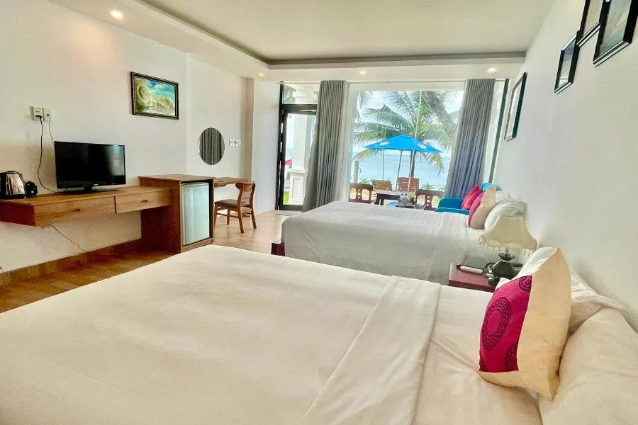 Bed in Orange Resort