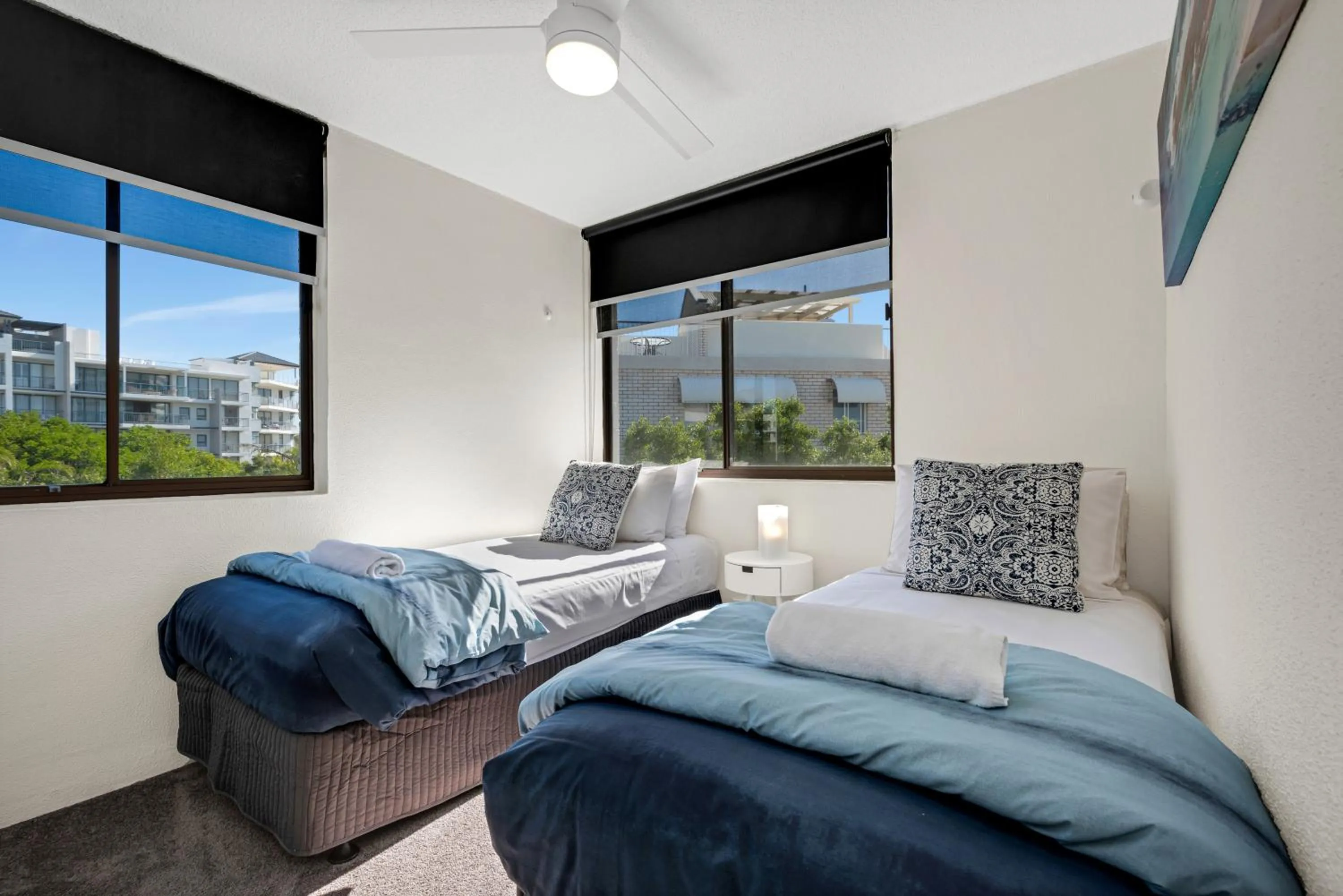 Bedroom, Bed in Mylos Holiday Apartments