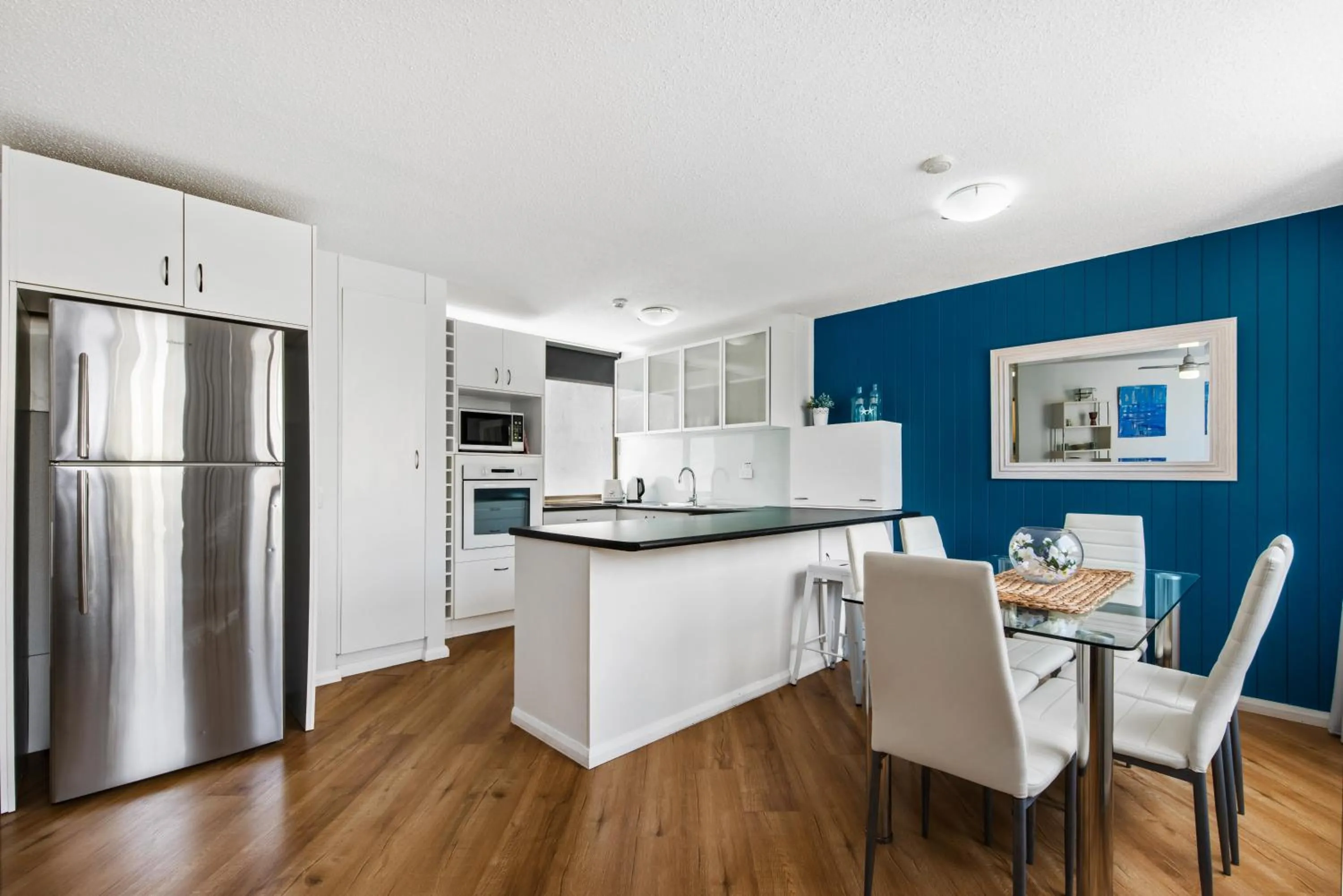 Kitchen or kitchenette in Mylos Holiday Apartments