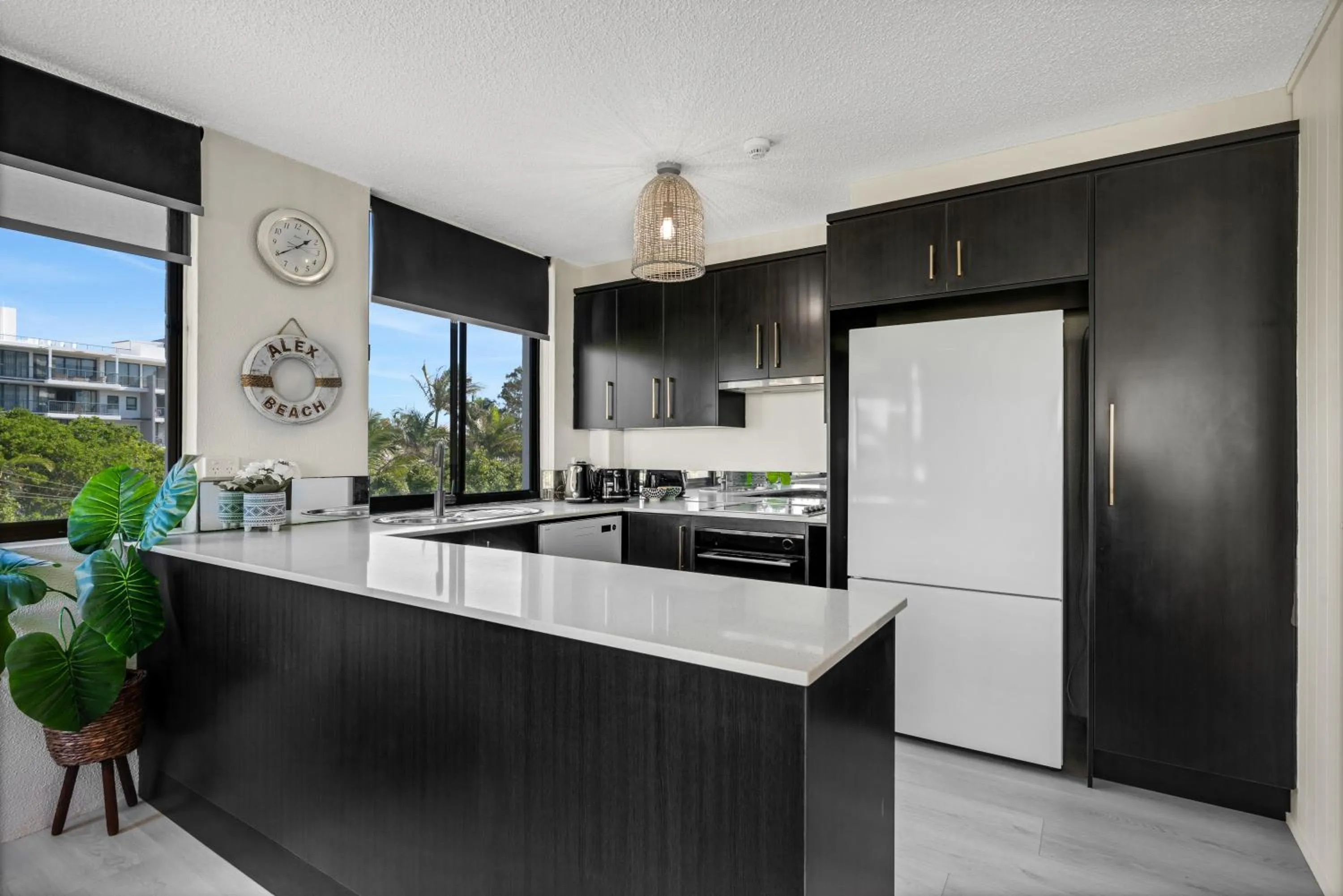 kitchen in Mylos Holiday Apartments