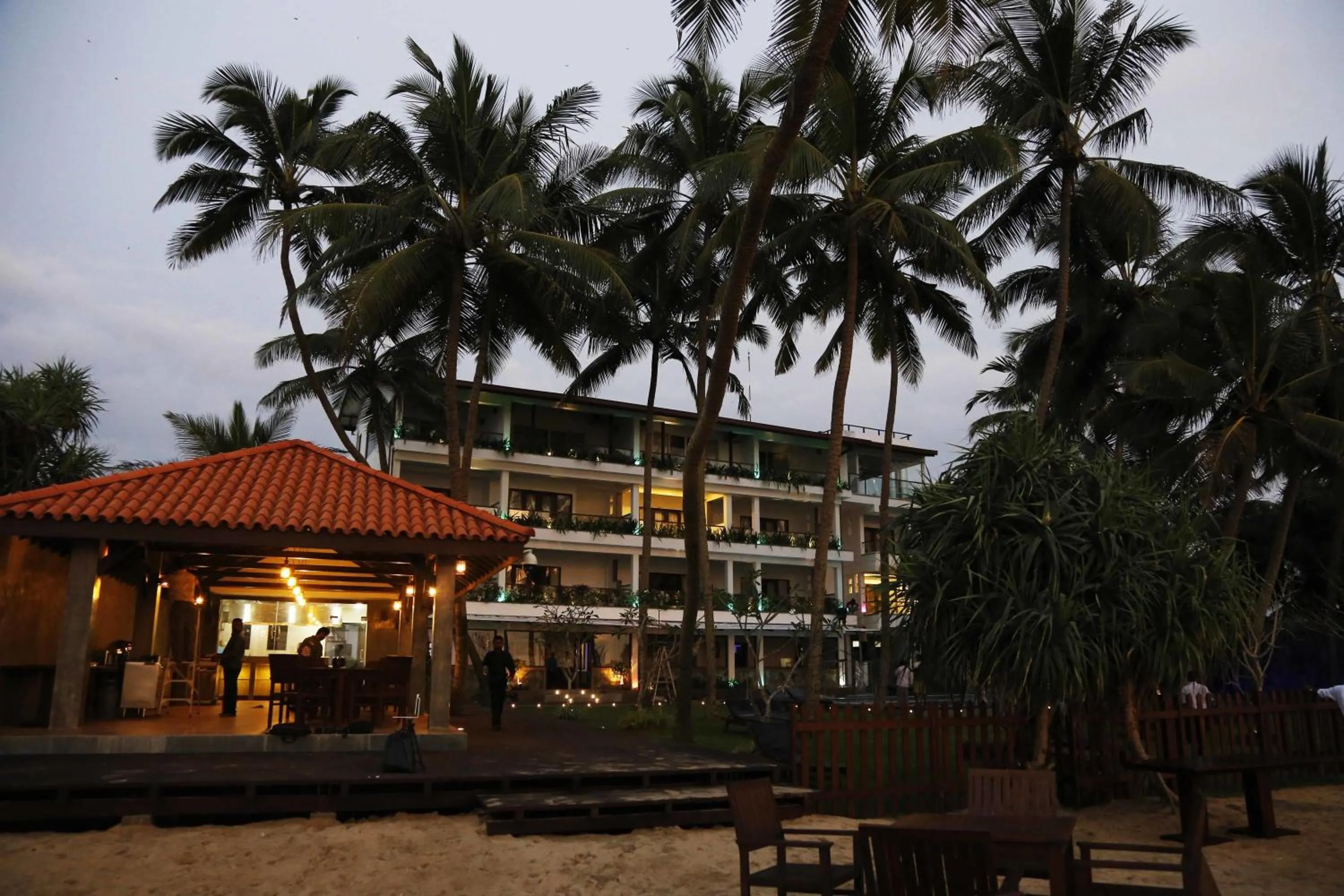 Property building in Blue Beach Hotel
