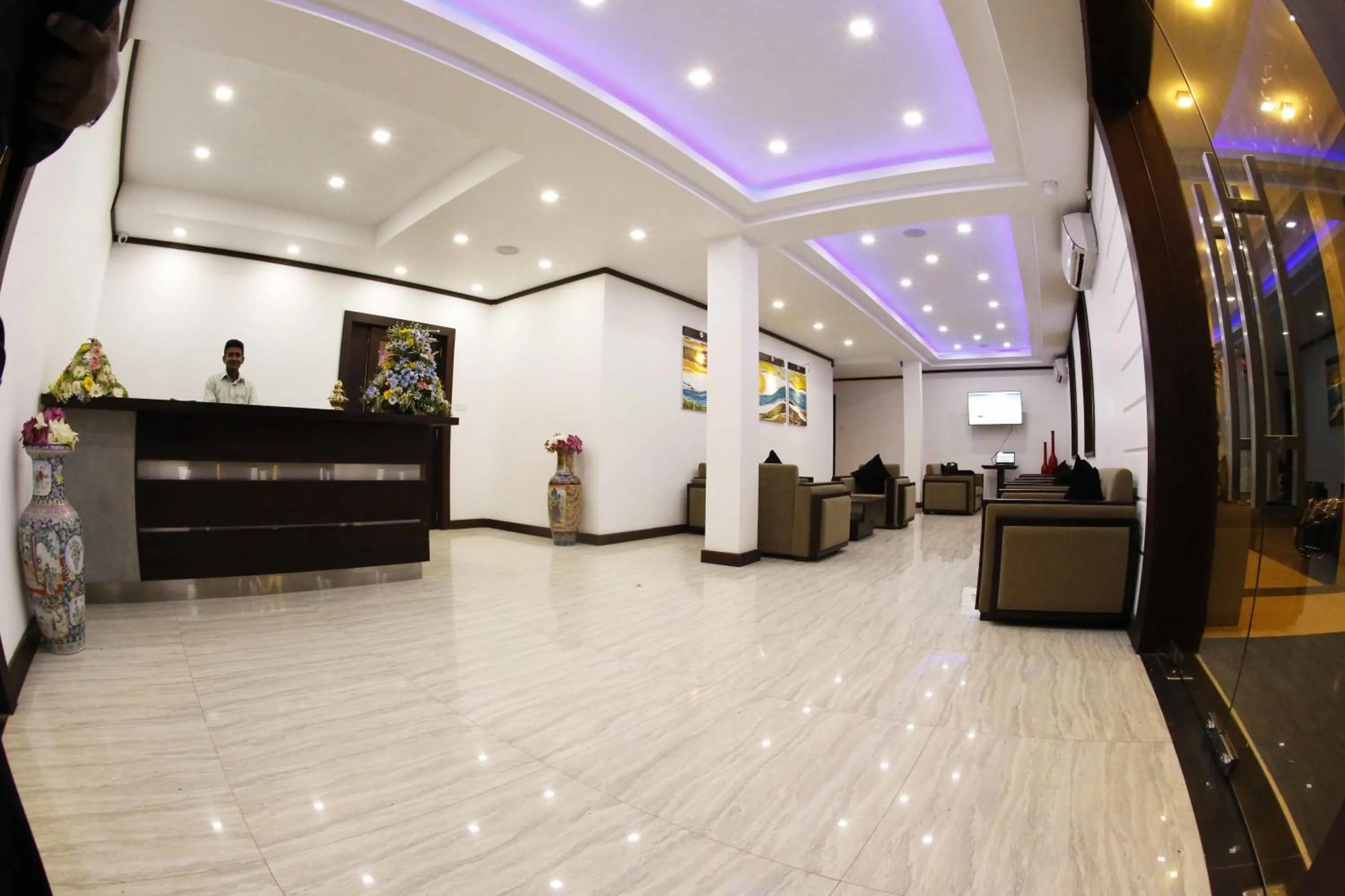 Bird's eye view in Blue Beach Hotel