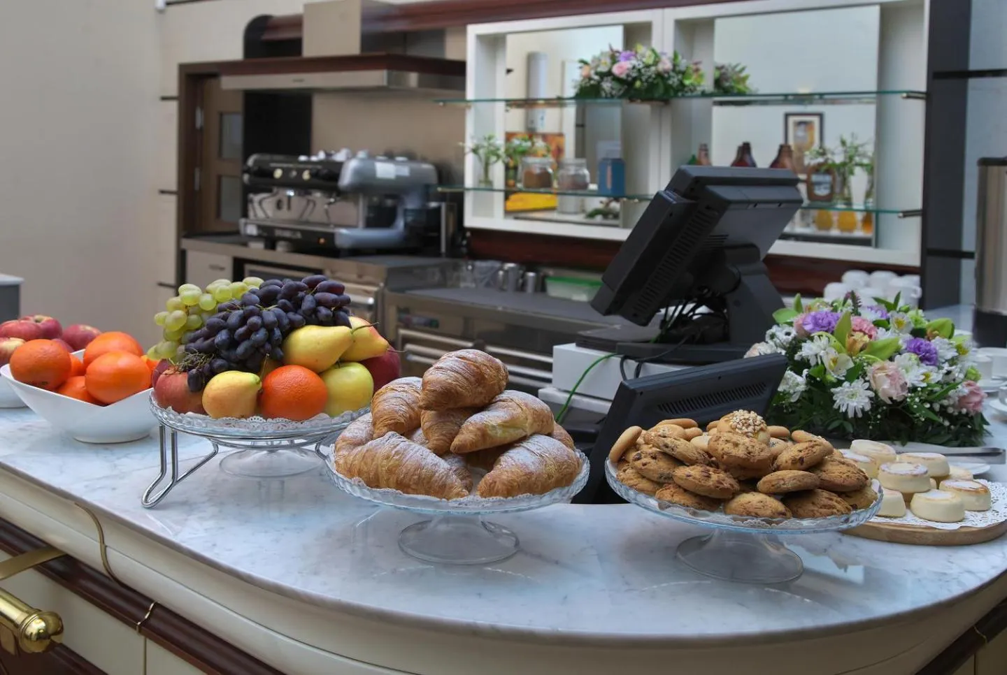 Kitchen or kitchenette in Grand Voyage Hotel