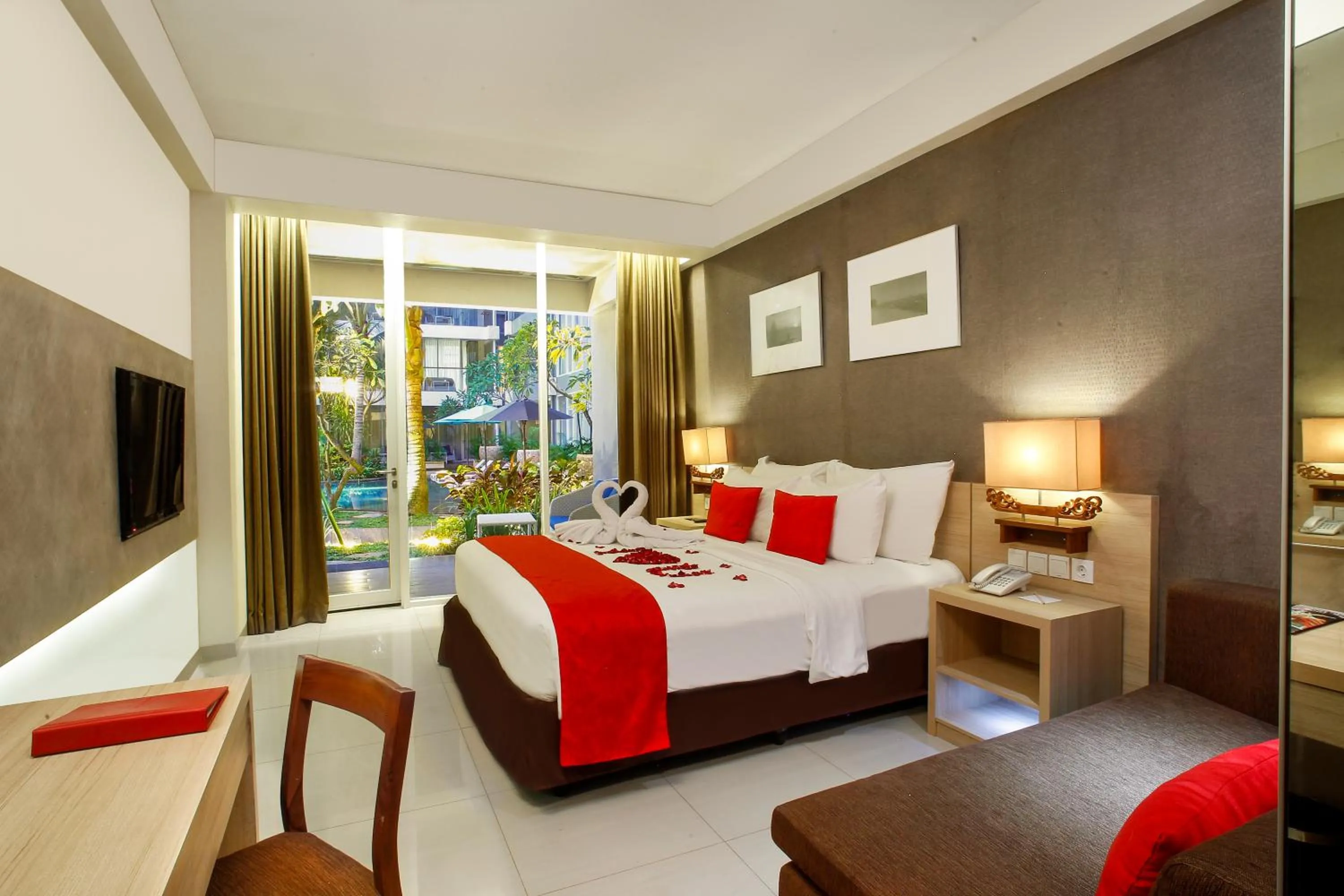 Bedroom, Bed in Ramada Encore by Wyndham Bali Seminyak