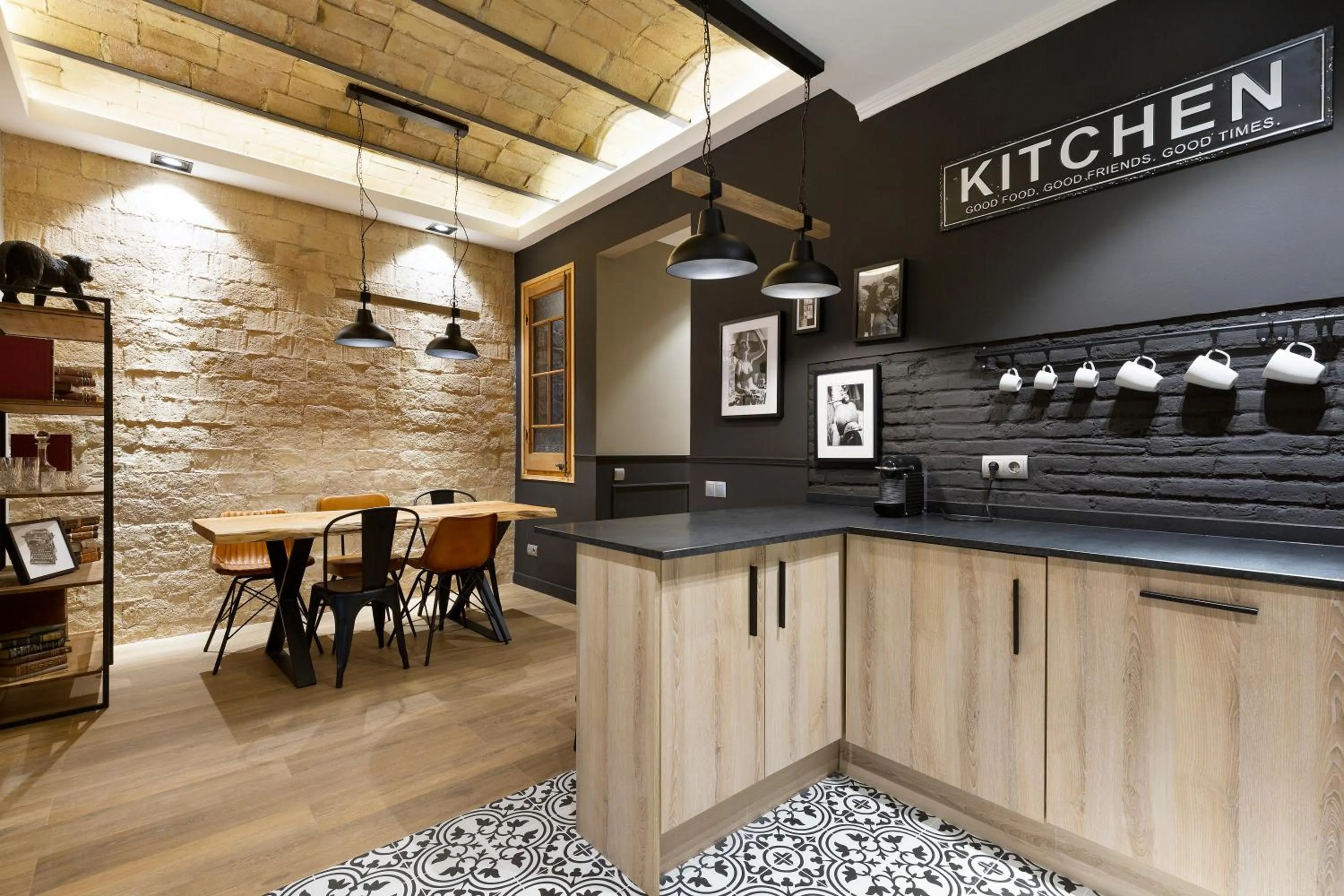 Kitchen or kitchenette in Sagrada266 by chicStays