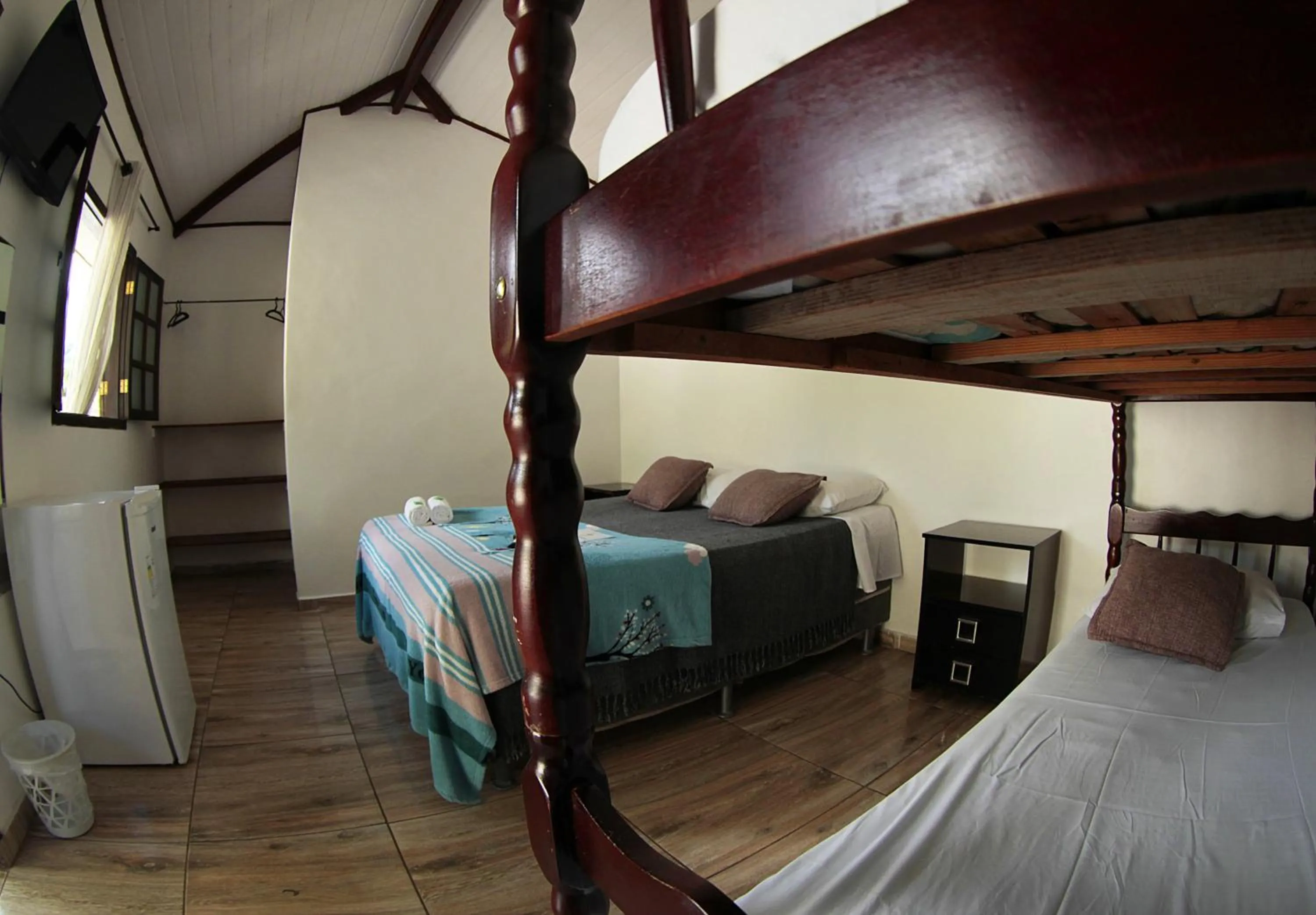 bunk bed in Pousada Sol e Mar