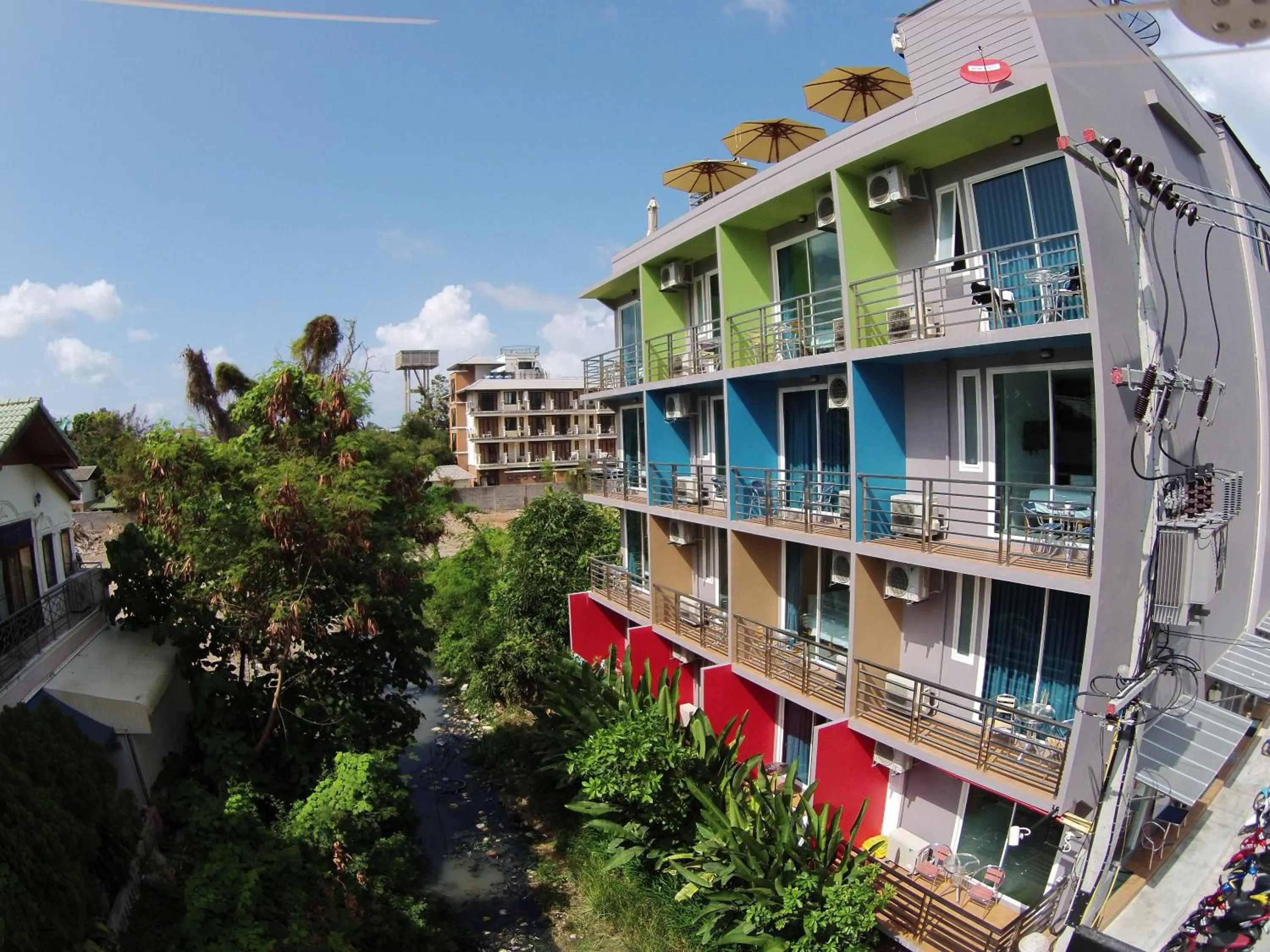 Property building in Cheeky Monkey's Samui