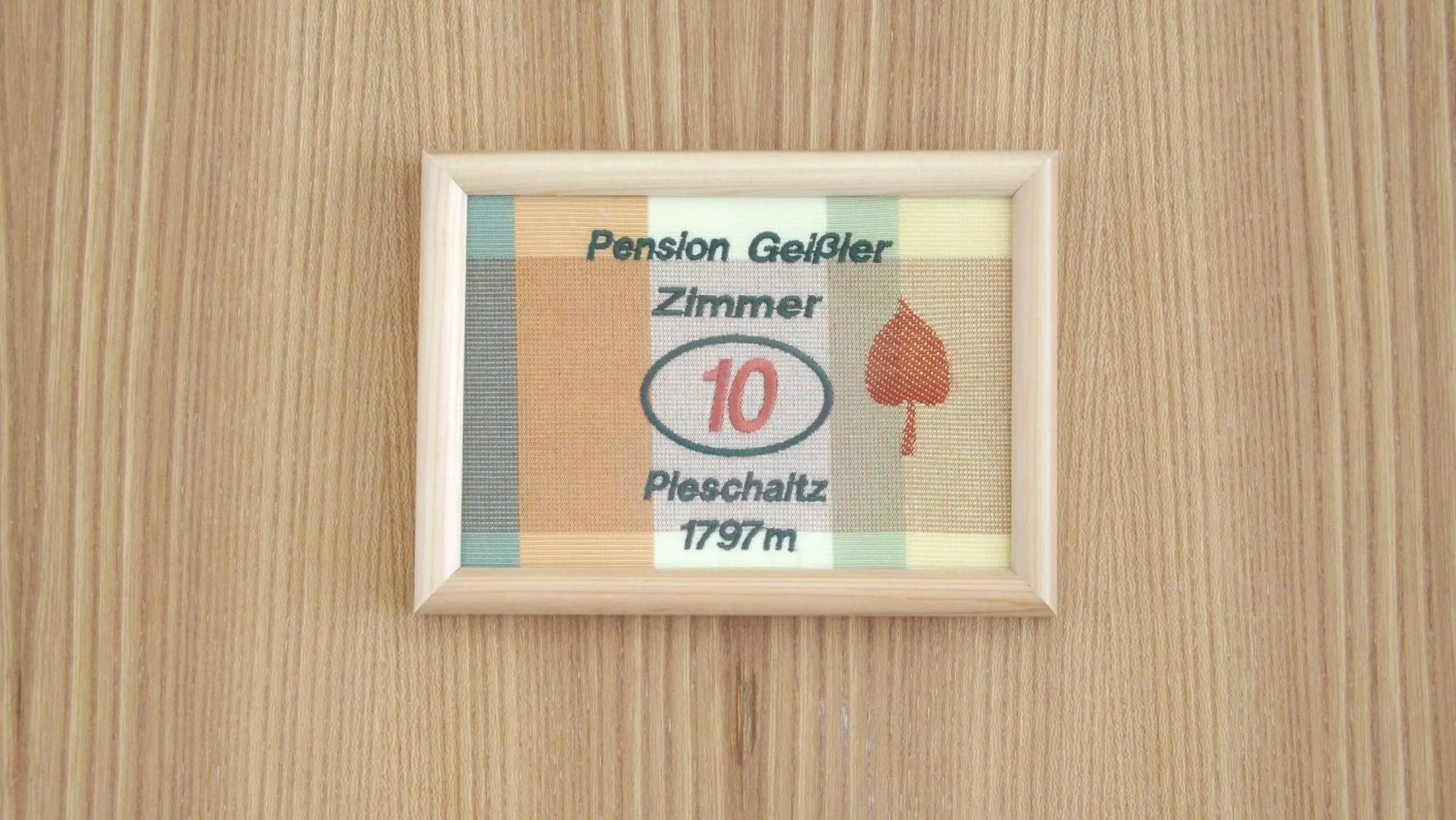 Decorative detail in Pension Geissler-Reicher