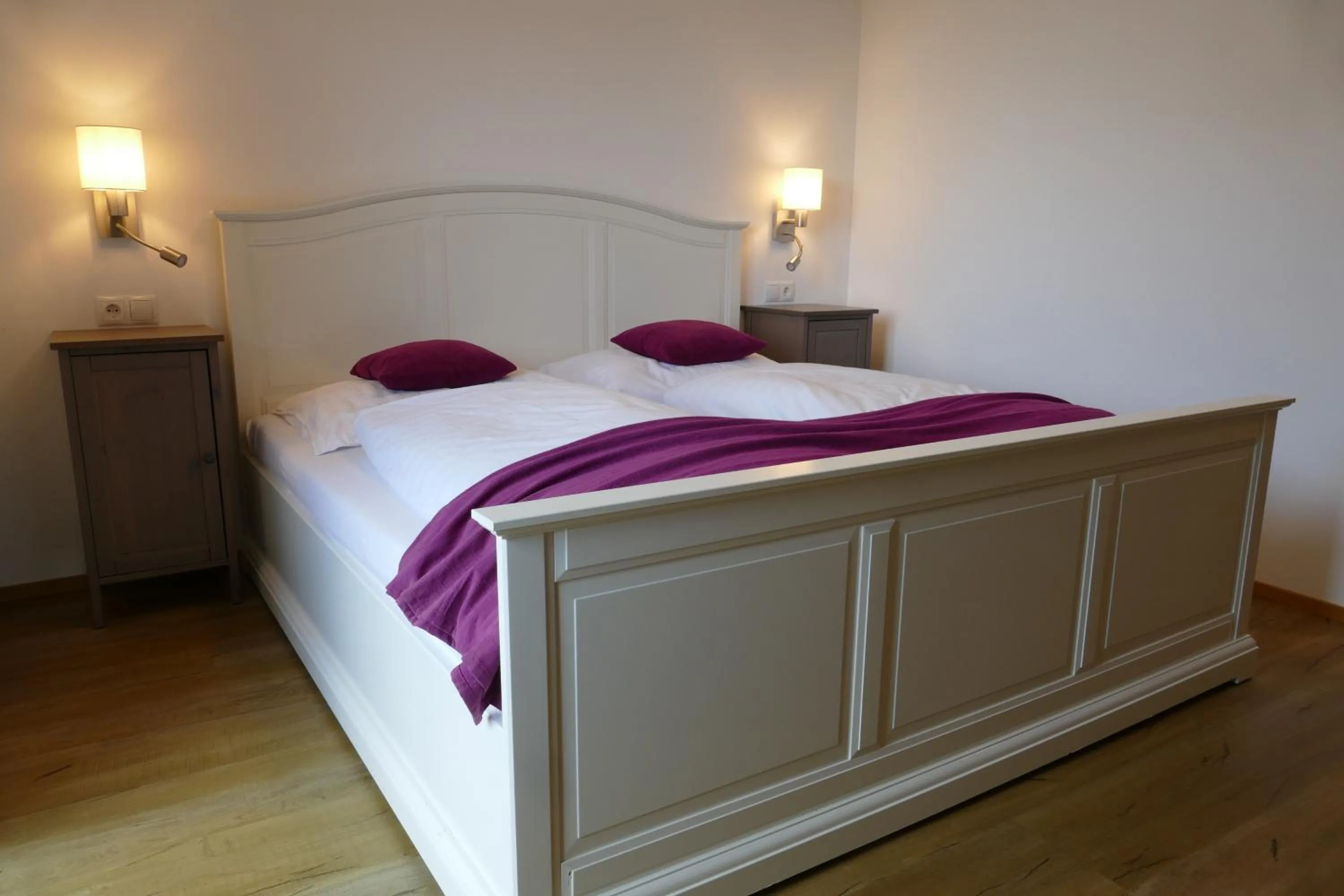 Bed in Pension Geissler-Reicher