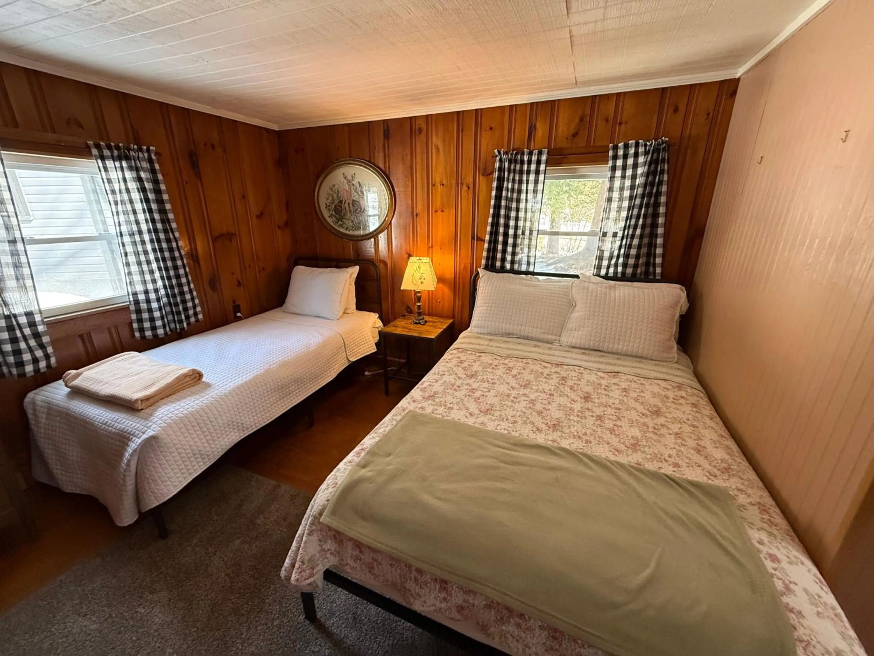 Bed in Cottage Place on Squam Lake
