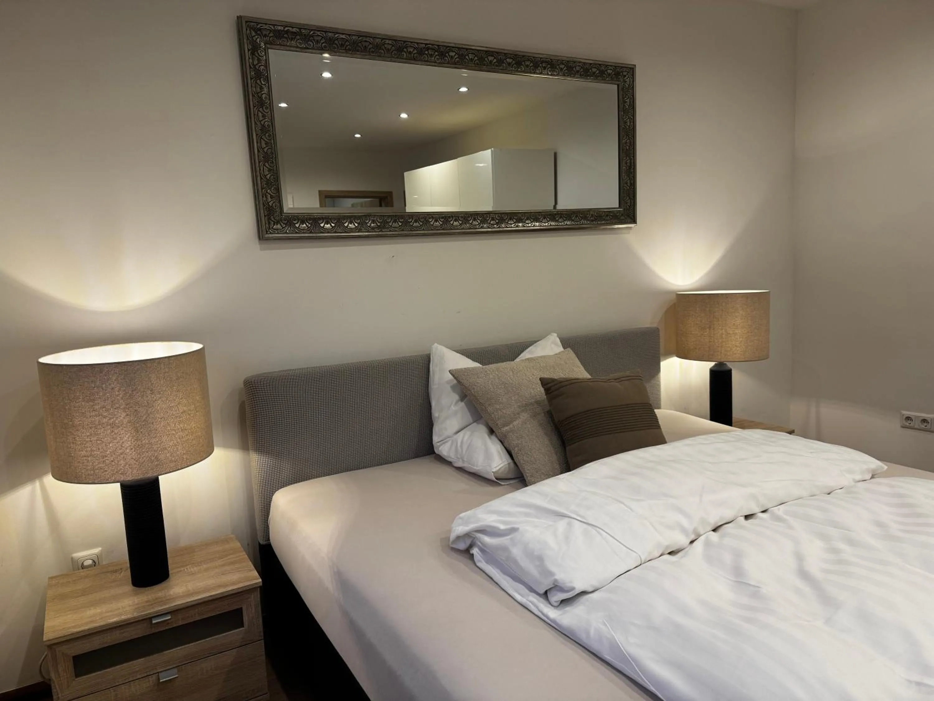 Bed in Hotel & Restaurant Brommler Mühle