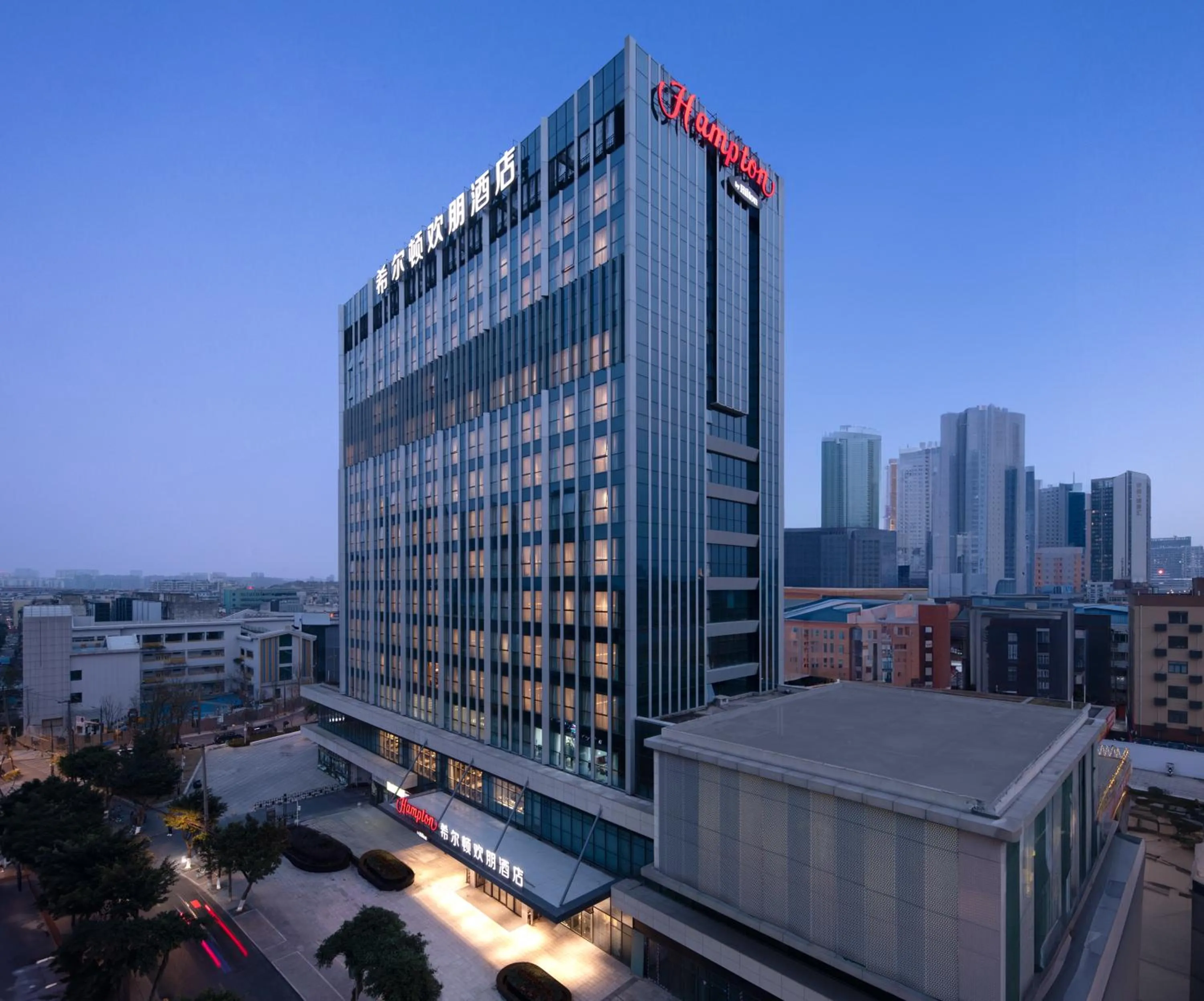 Property building in Hilton by Hampton Chengdu North Railway Station