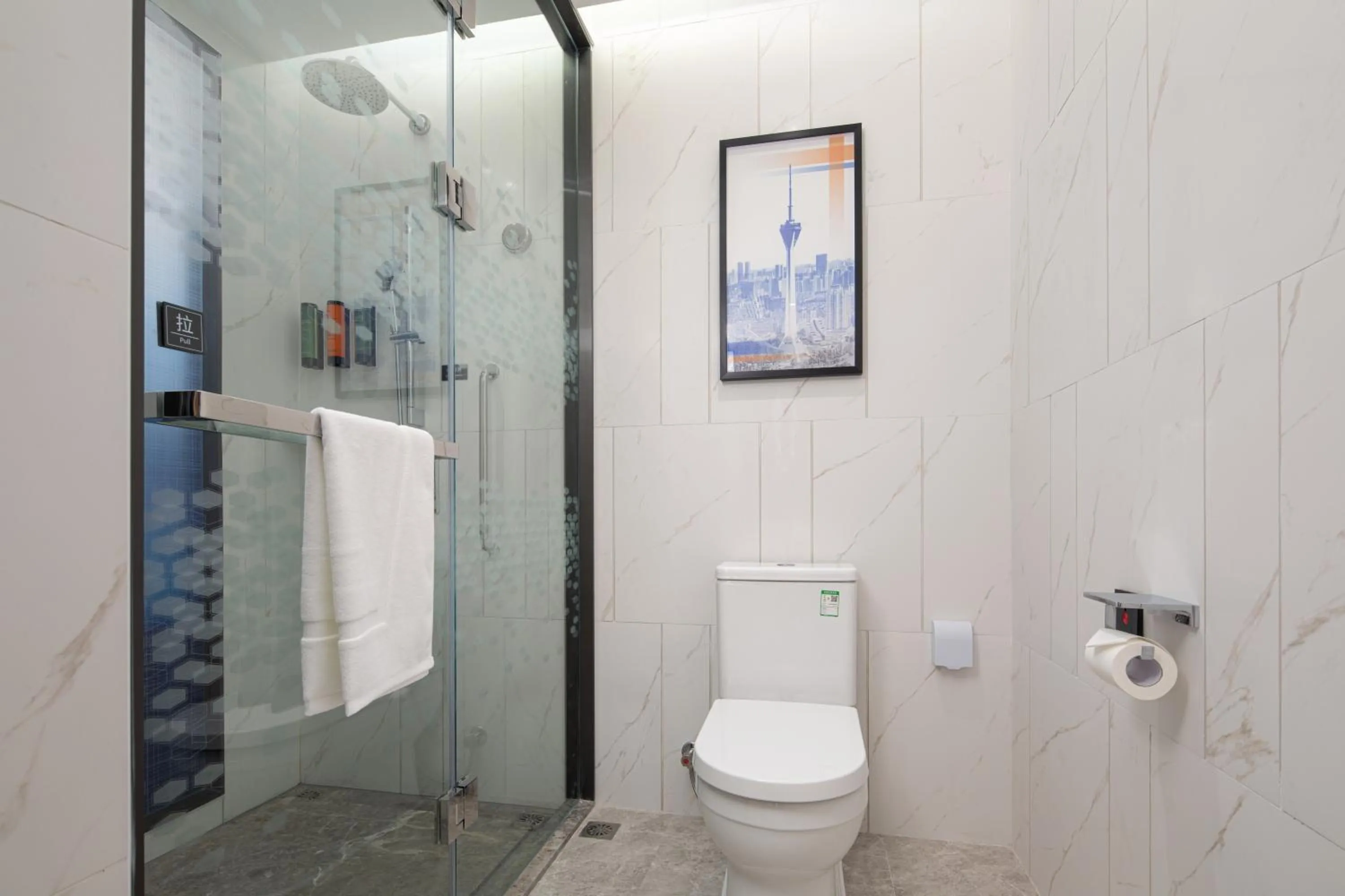 Shower in Hilton by Hampton Chengdu North Railway Station