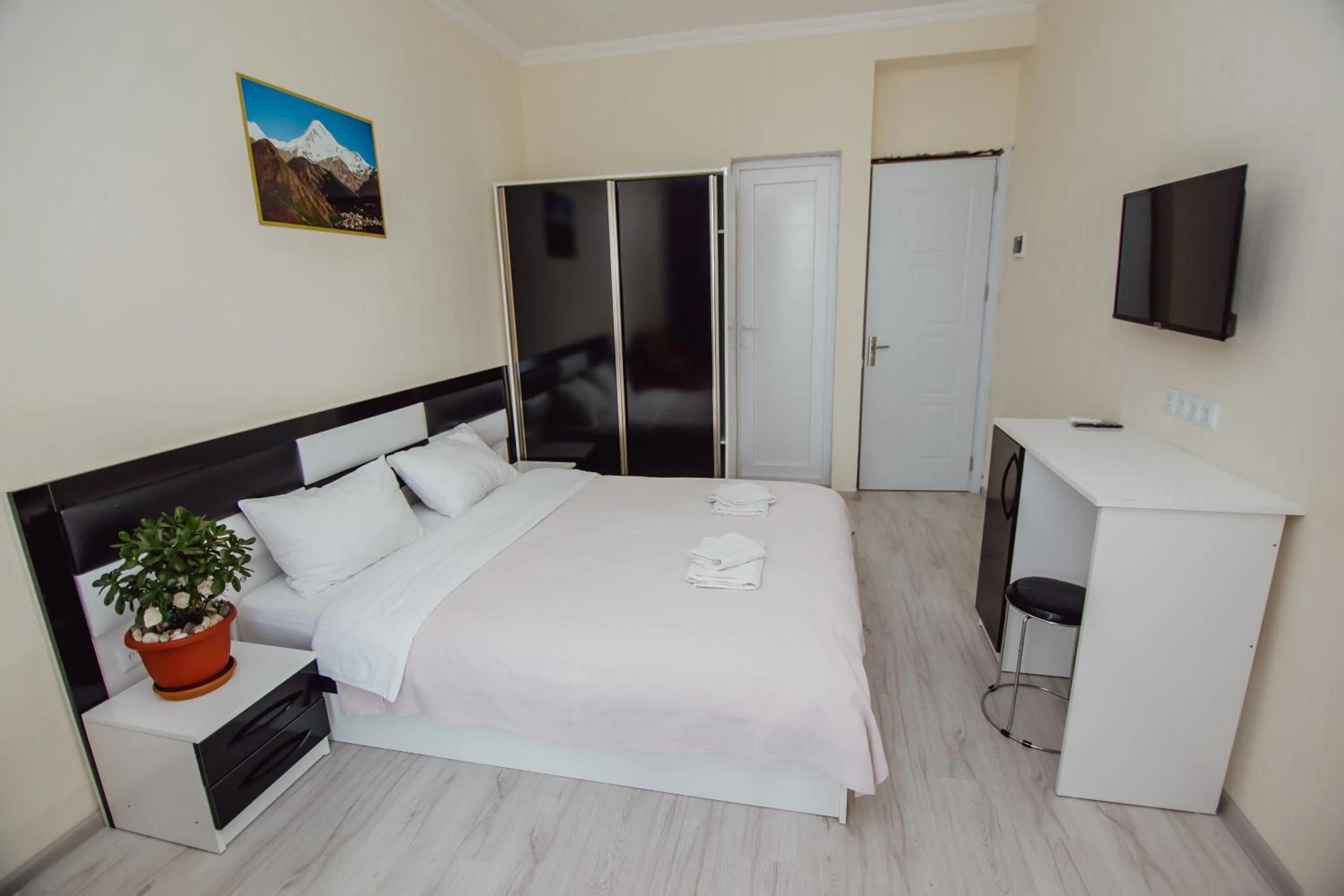 Bed in Mimino Hotel Batumi