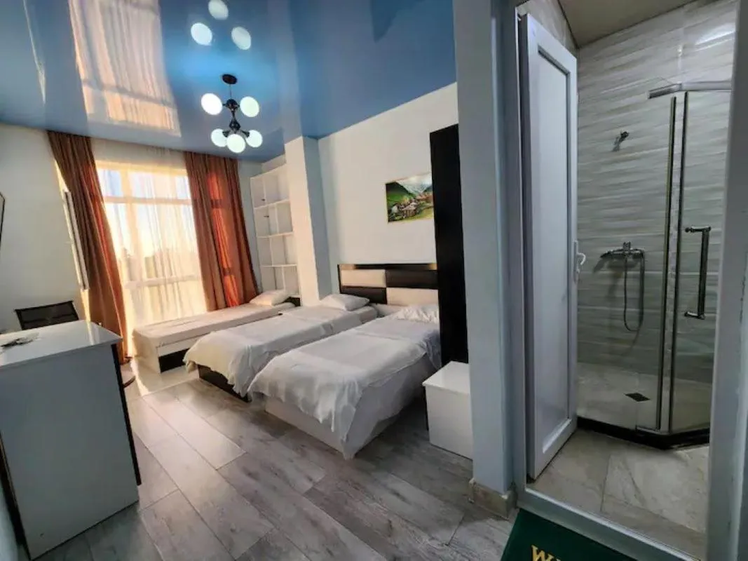 Bed in Mimino Hotel Batumi