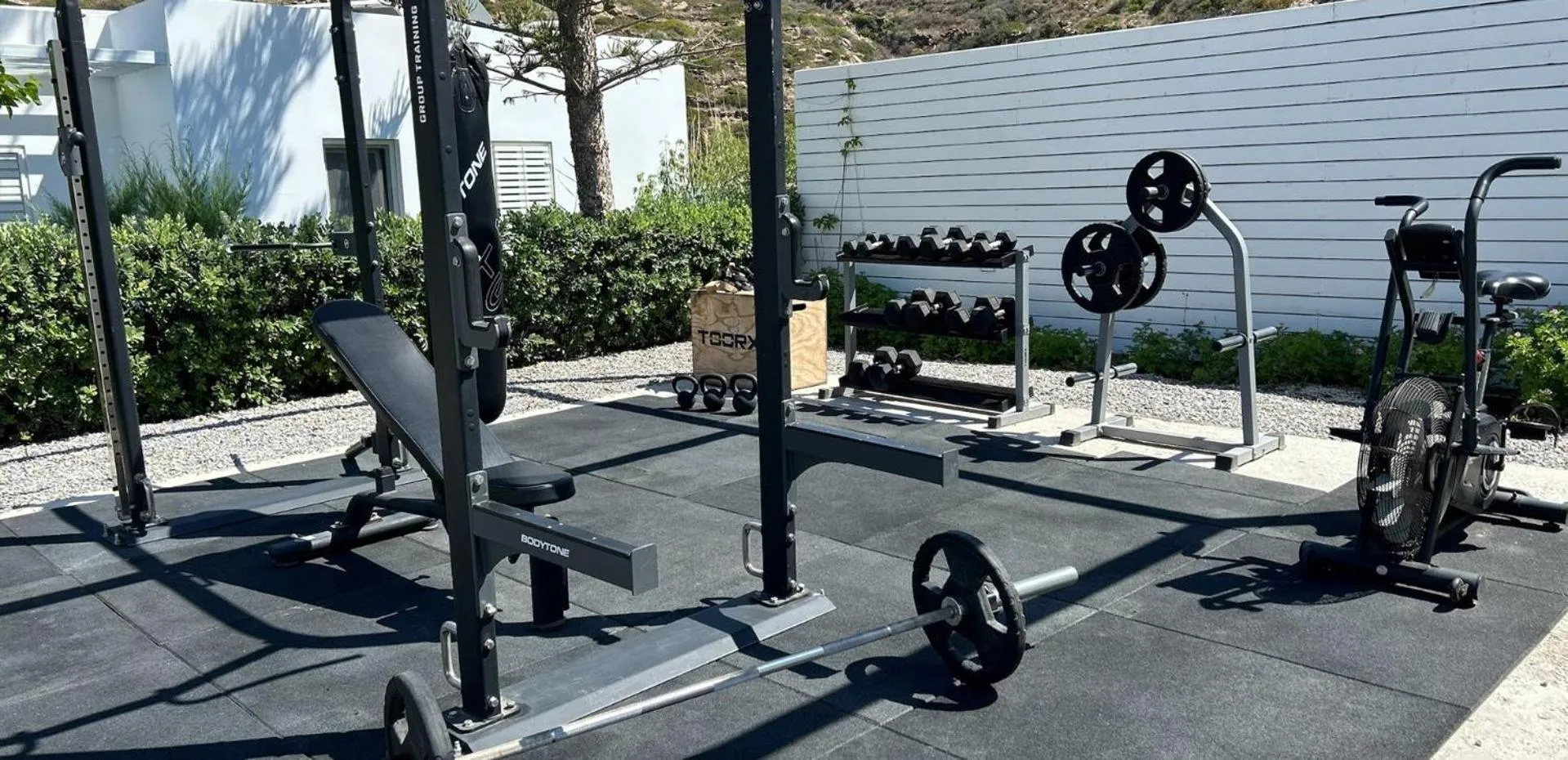 Fitness centre/facilities in Relux Ios Hotel