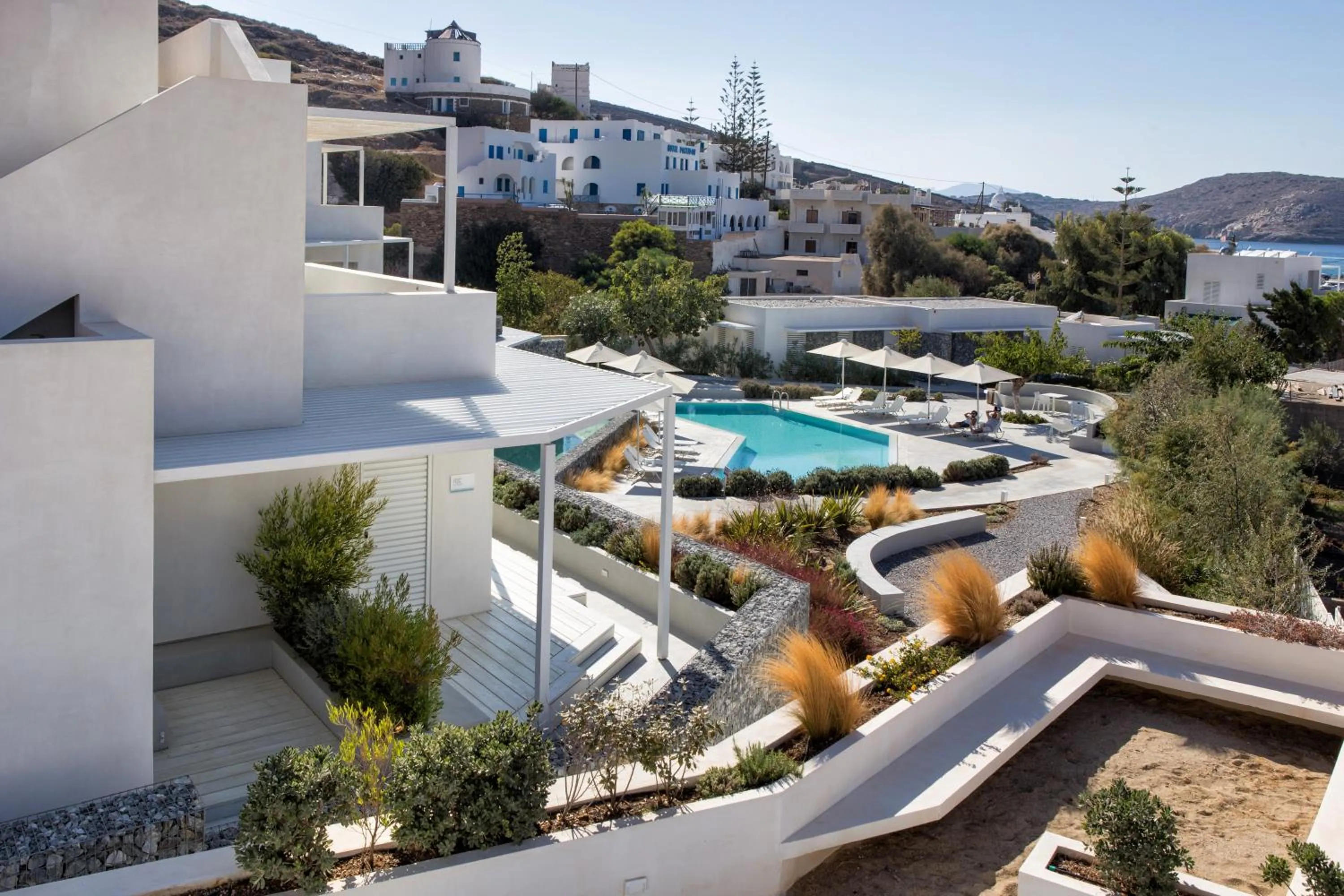 Garden view in Relux Ios Hotel