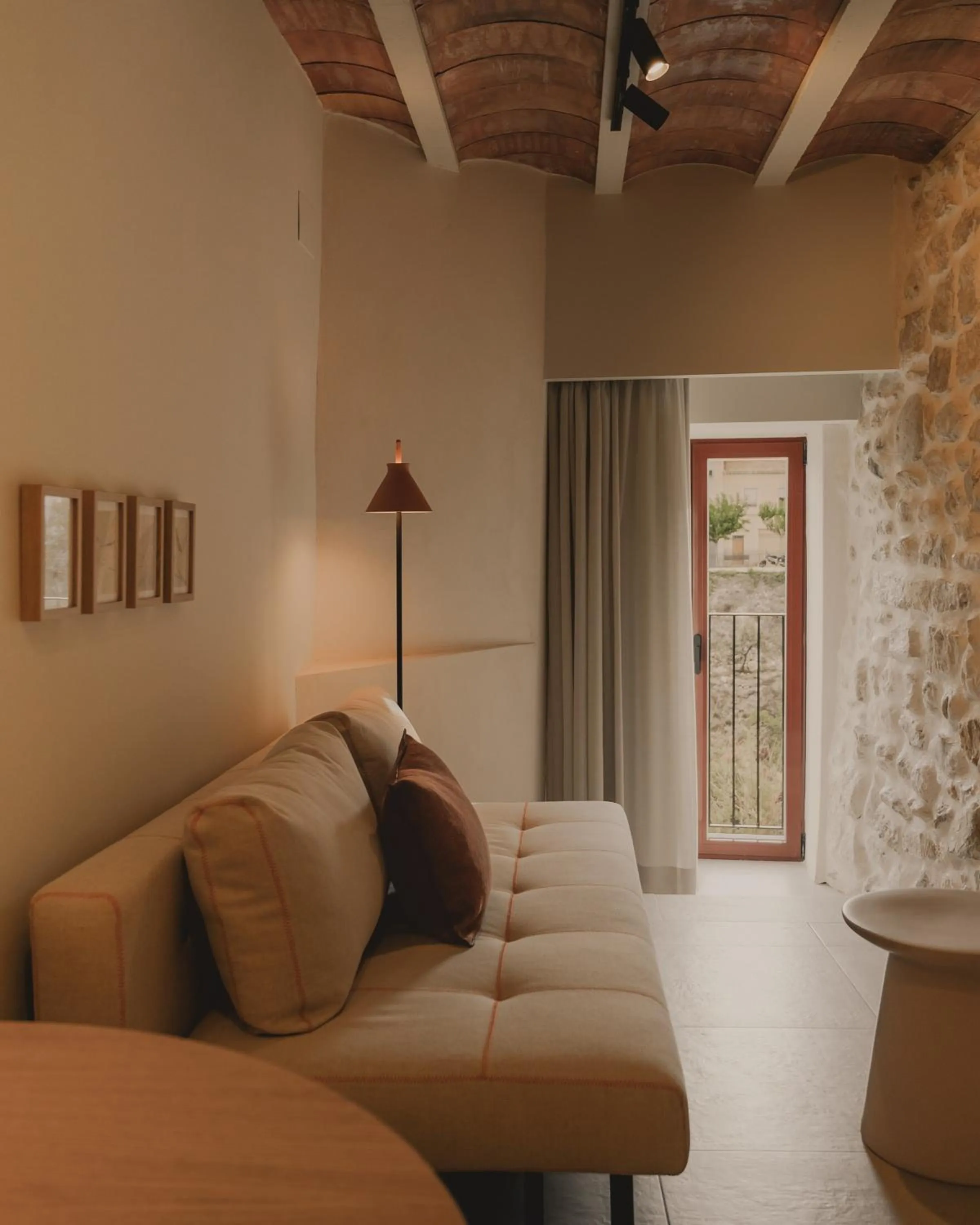 Living room in Pau Suites