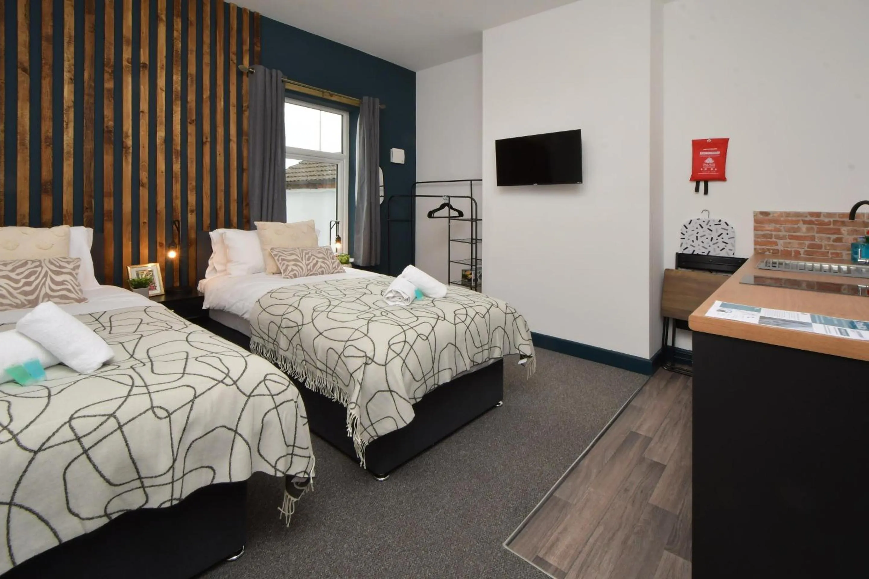 Bedroom, Bed in Stay at Shobnall Road Rooms and Studios Burton