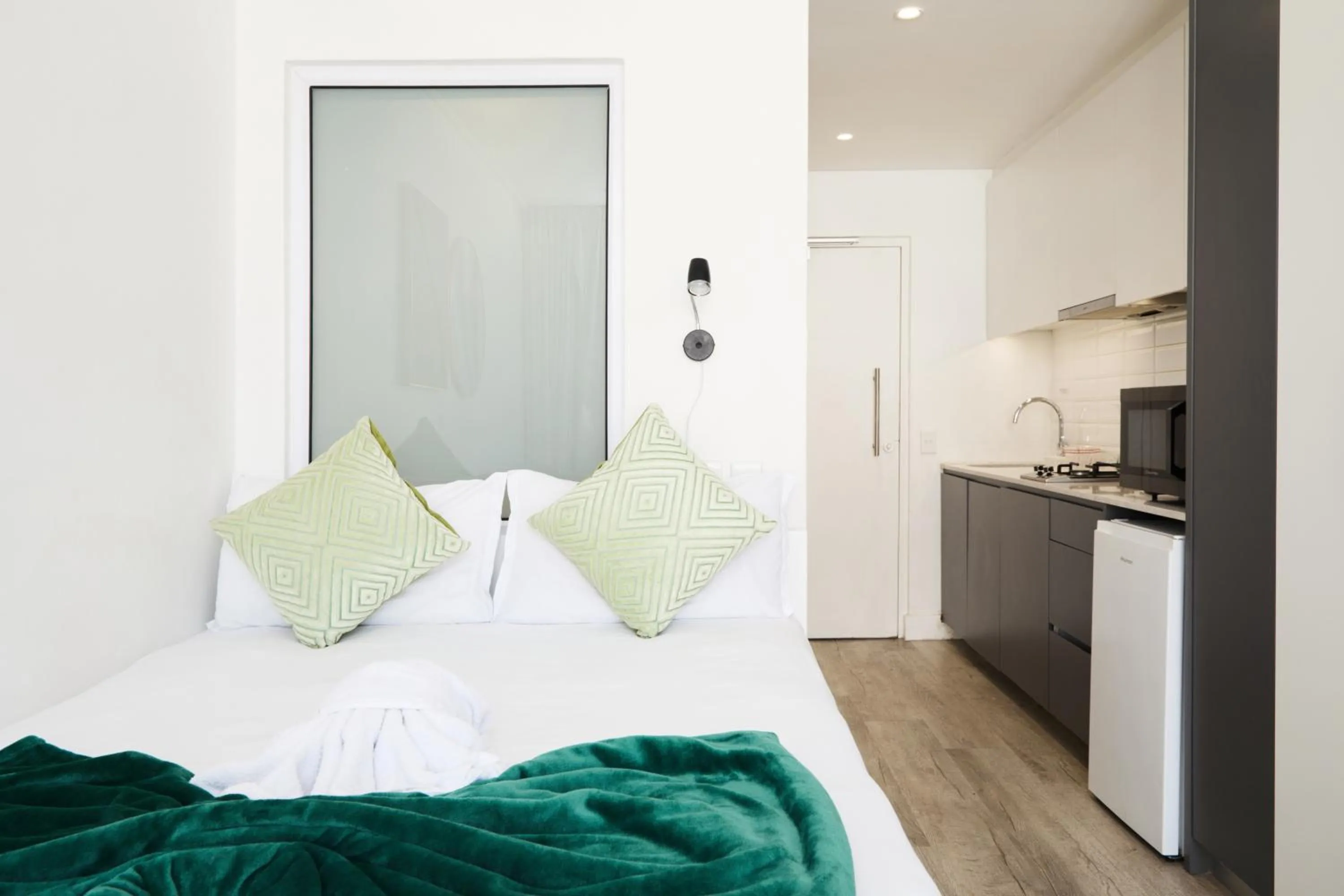 Bed in City Club at 1 on Albert Building