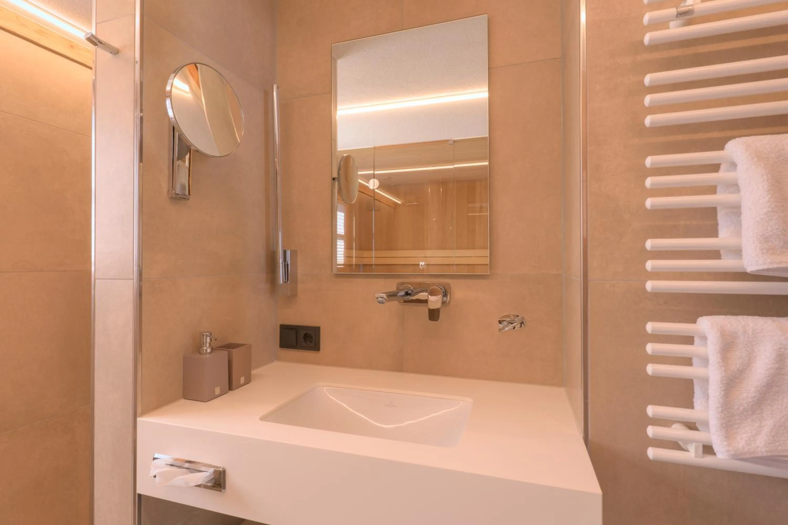 Bathroom in ArlBerglife Ferienresort