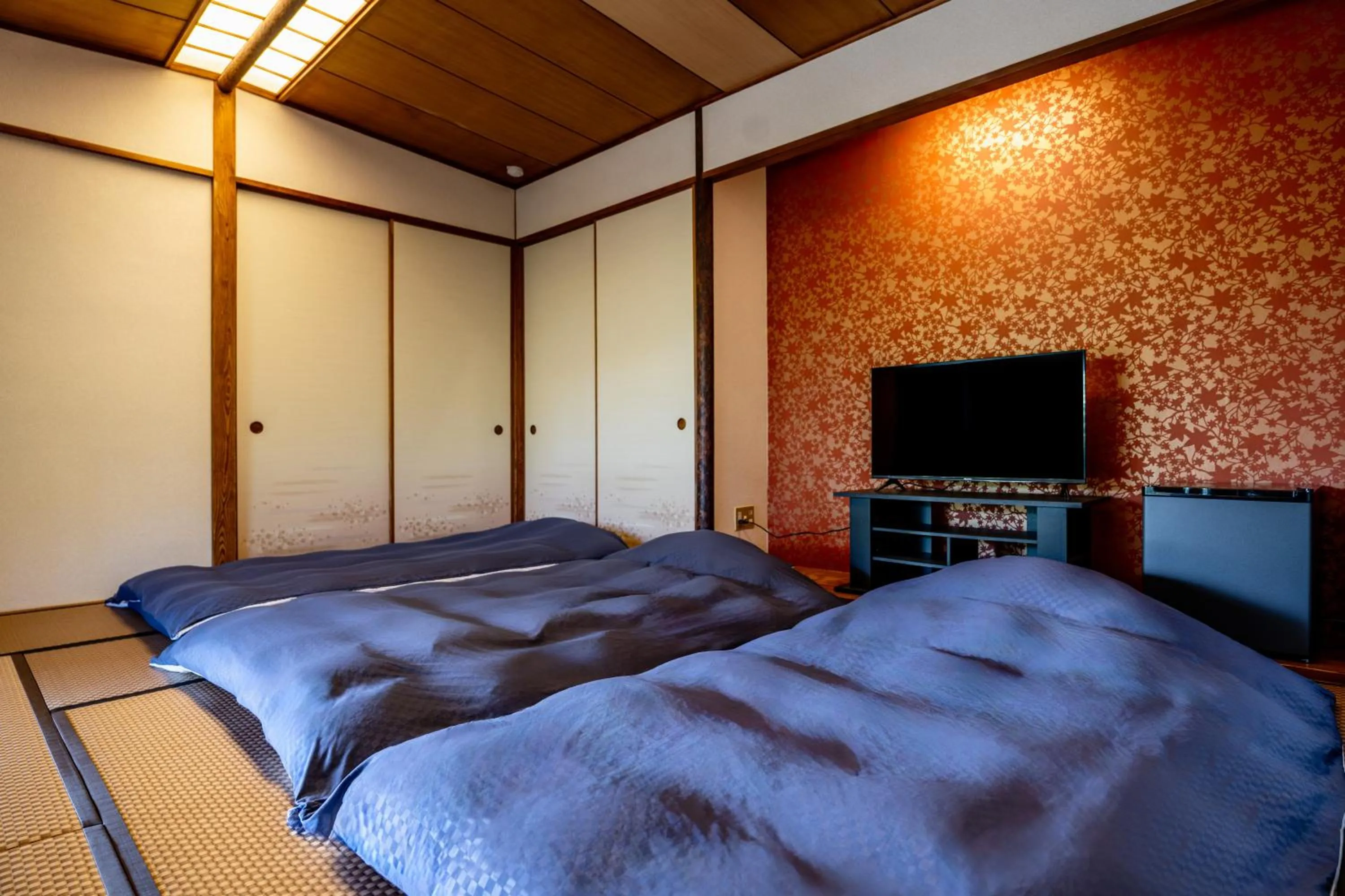 Bedroom, Bed in YuYu Hakone - Private Open Air Onsen Usage Guaranteed
