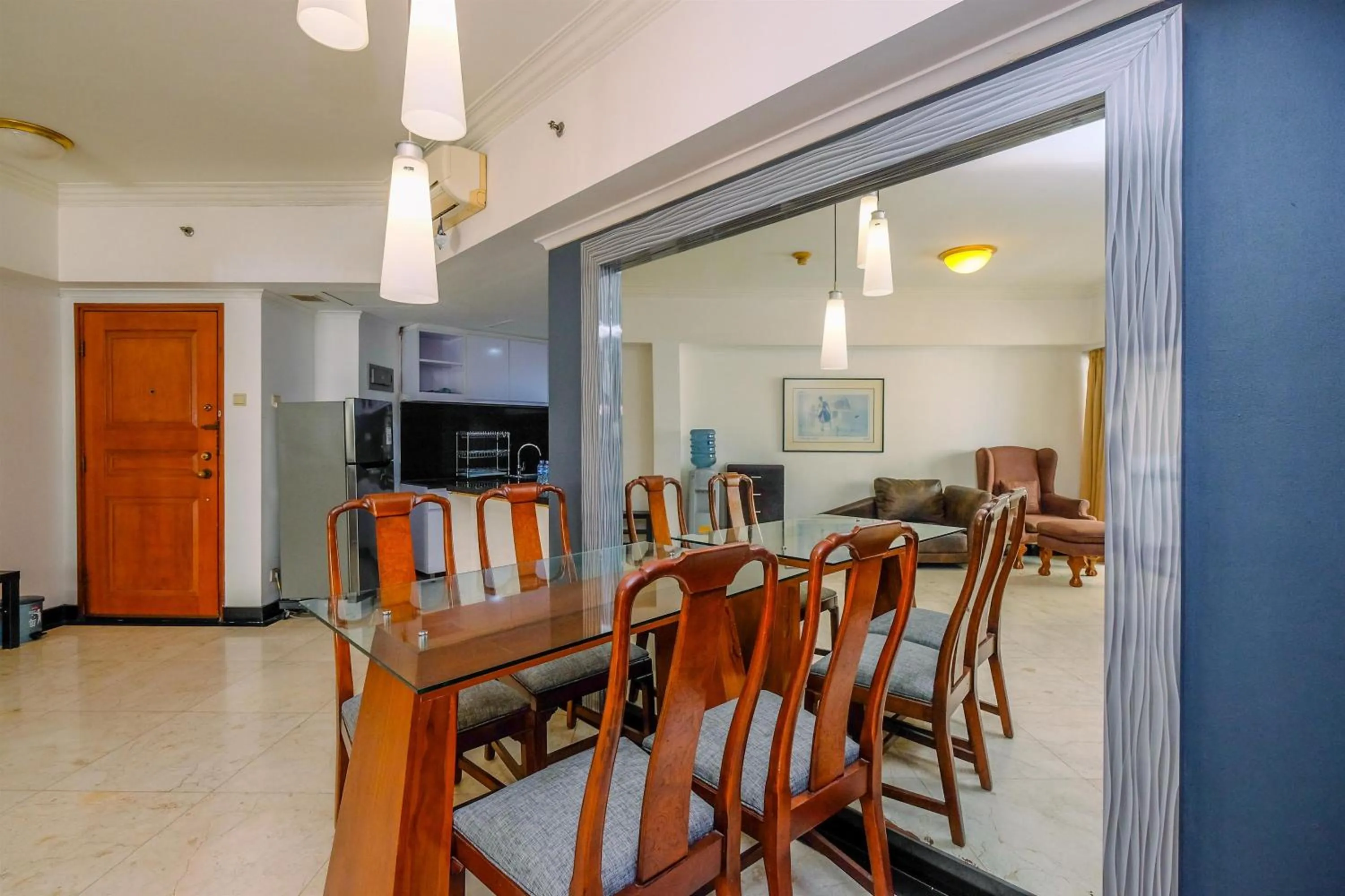 Comfort 2BR + Extra Room at Sudirman Tower Condominium Apartment By Travelio