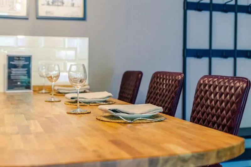 Seating area in The Park, Aviemore