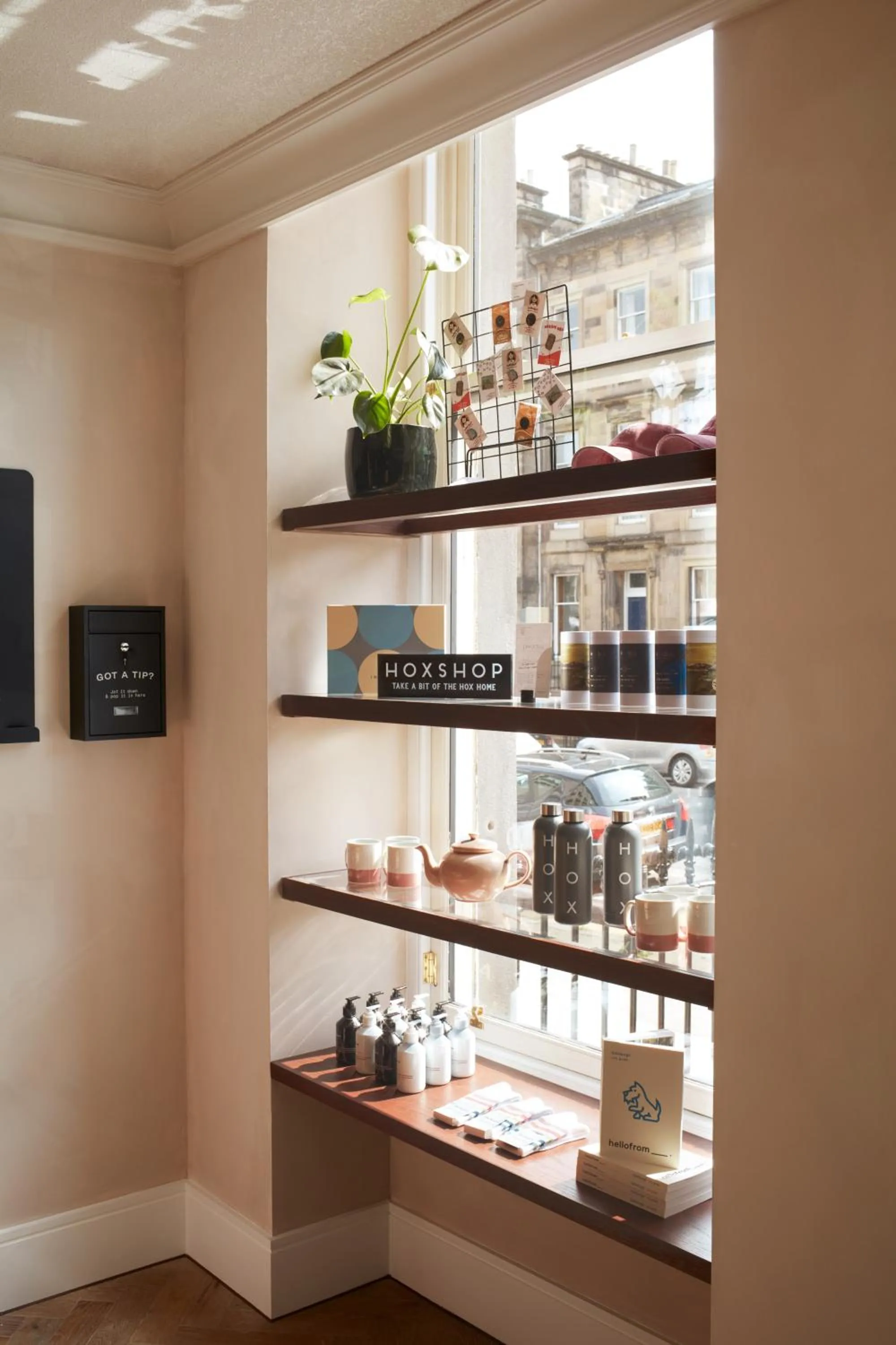 Lobby or reception in The Hoxton, Edinburgh