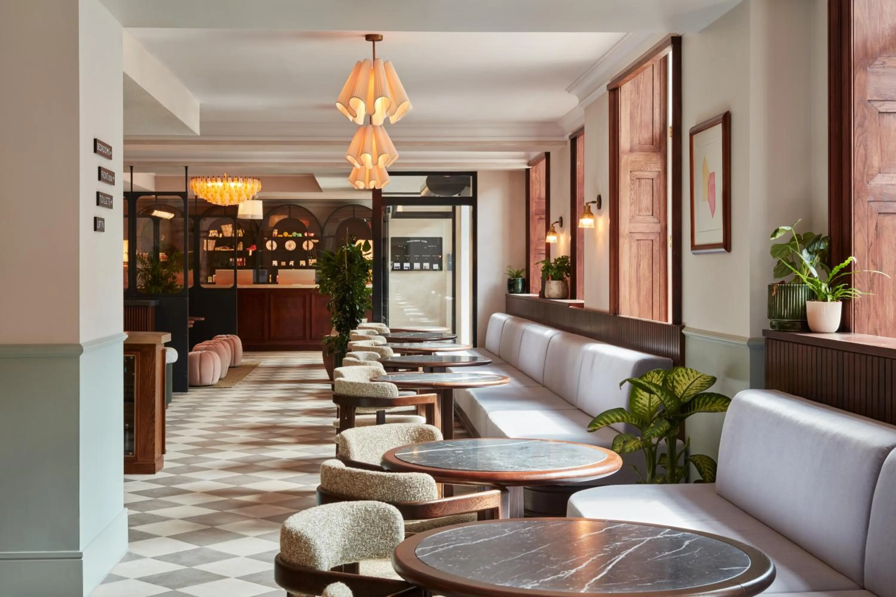 Lobby or reception in The Hoxton, Edinburgh