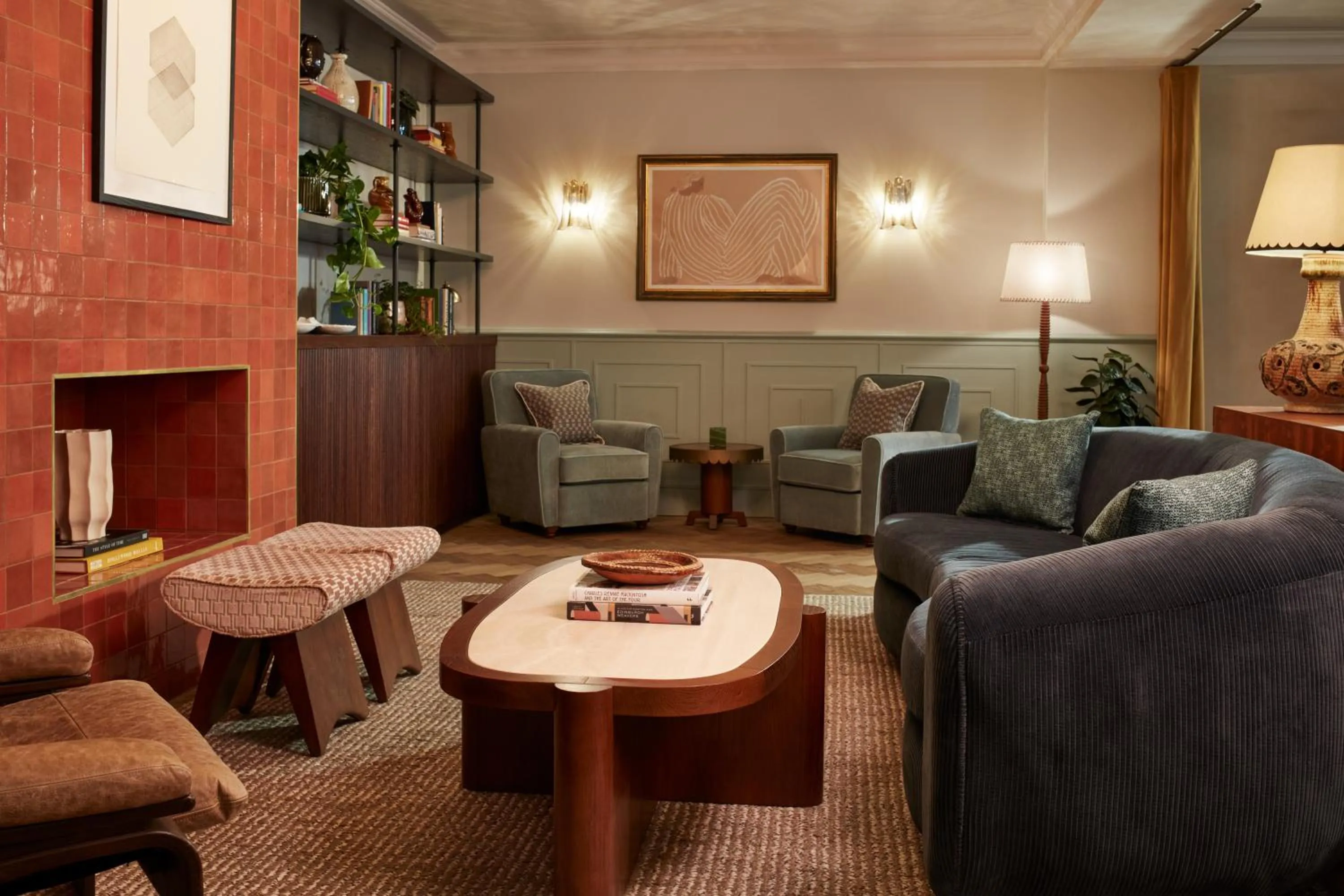 Lobby or reception in The Hoxton, Edinburgh