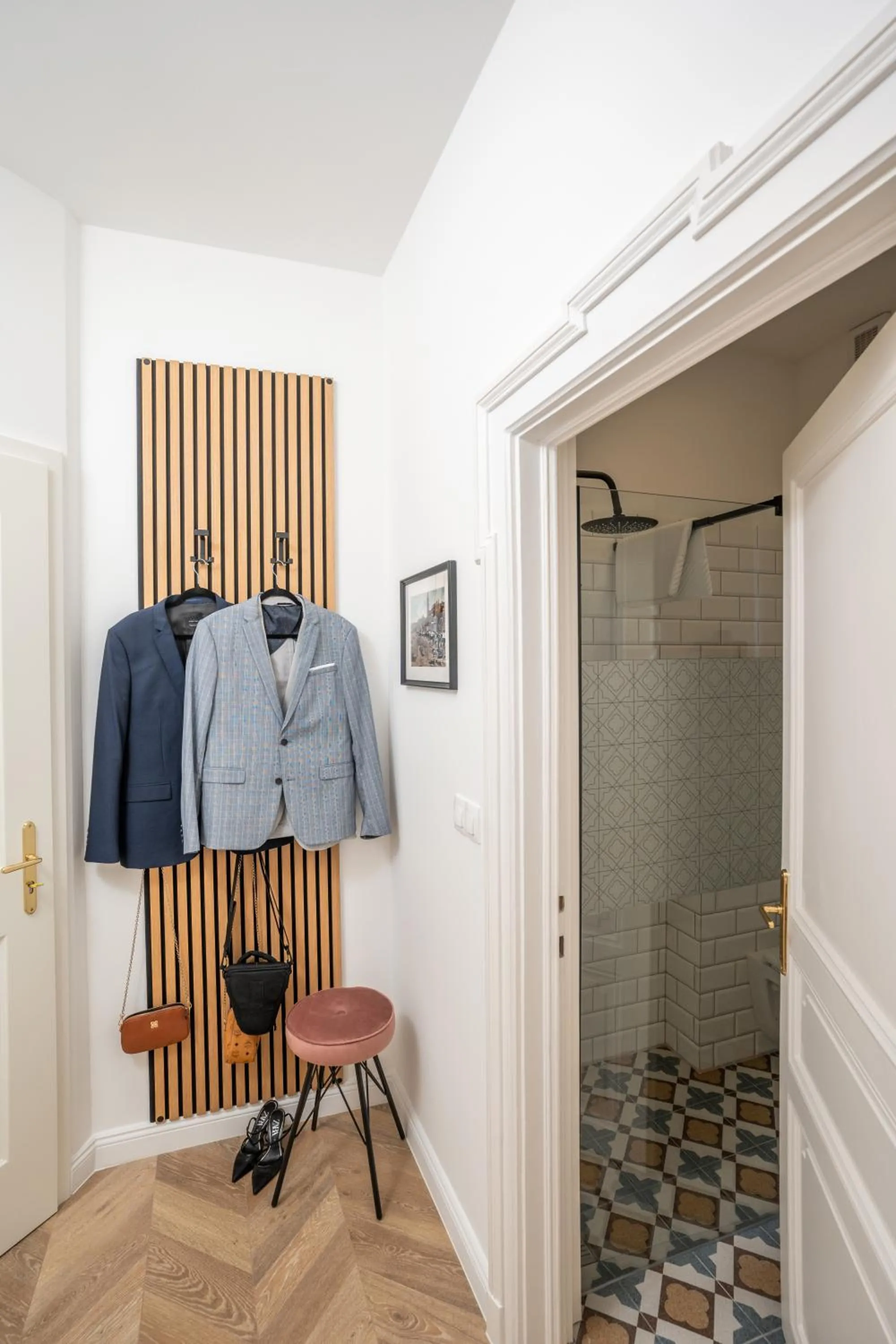Bathroom in V62 studio apartments- Downtown Sopron
