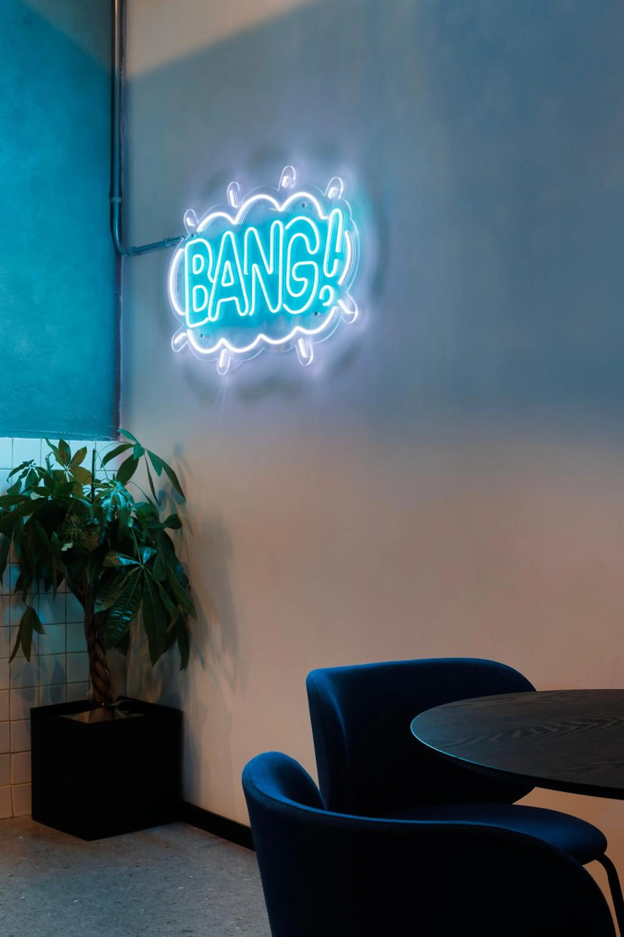 Seating area in Retroverse Eccentric Stay