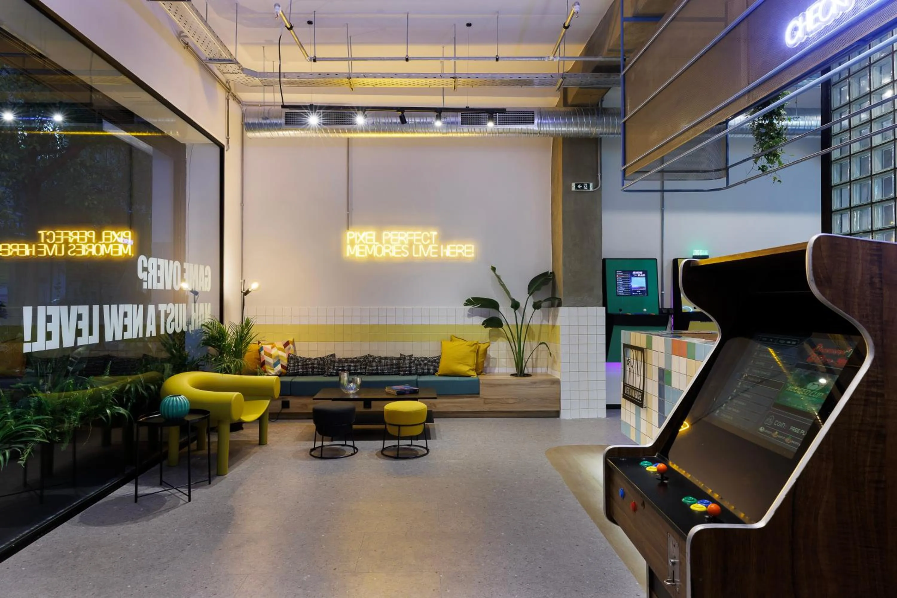 Living room in Retroverse Eccentric Stay