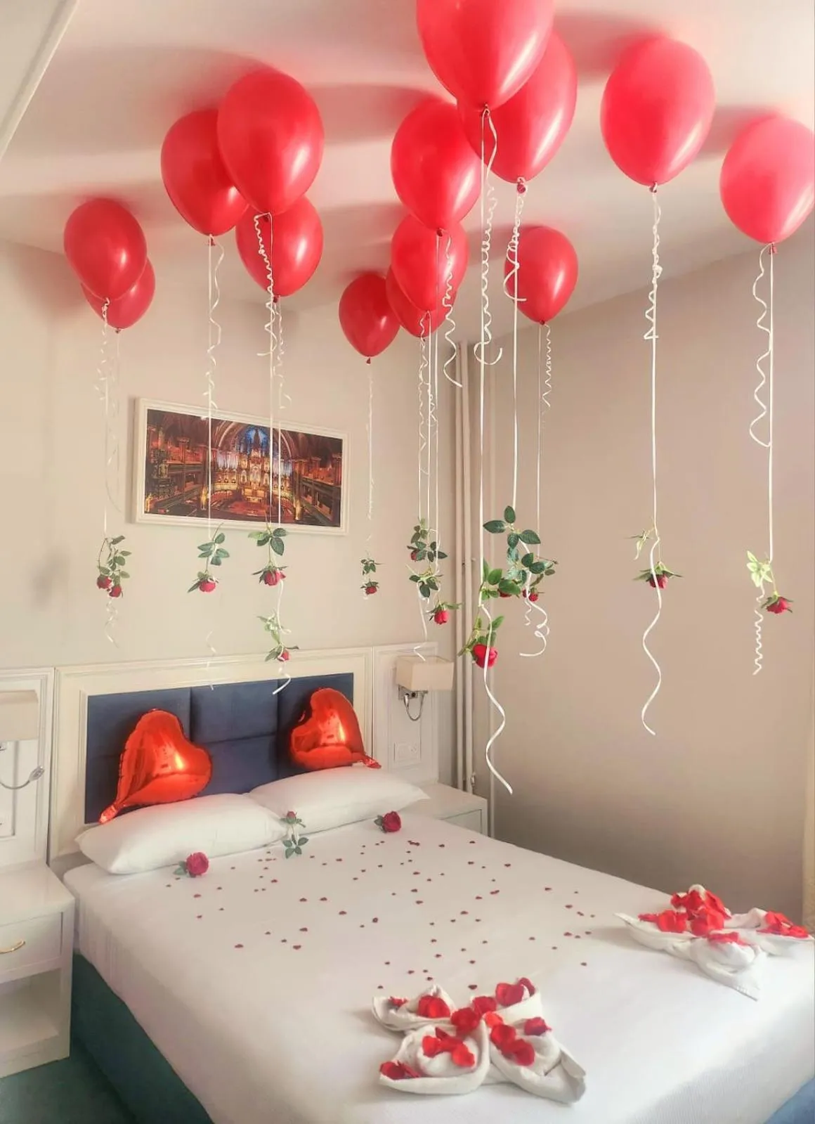 Bed in Hotel Grand Paris