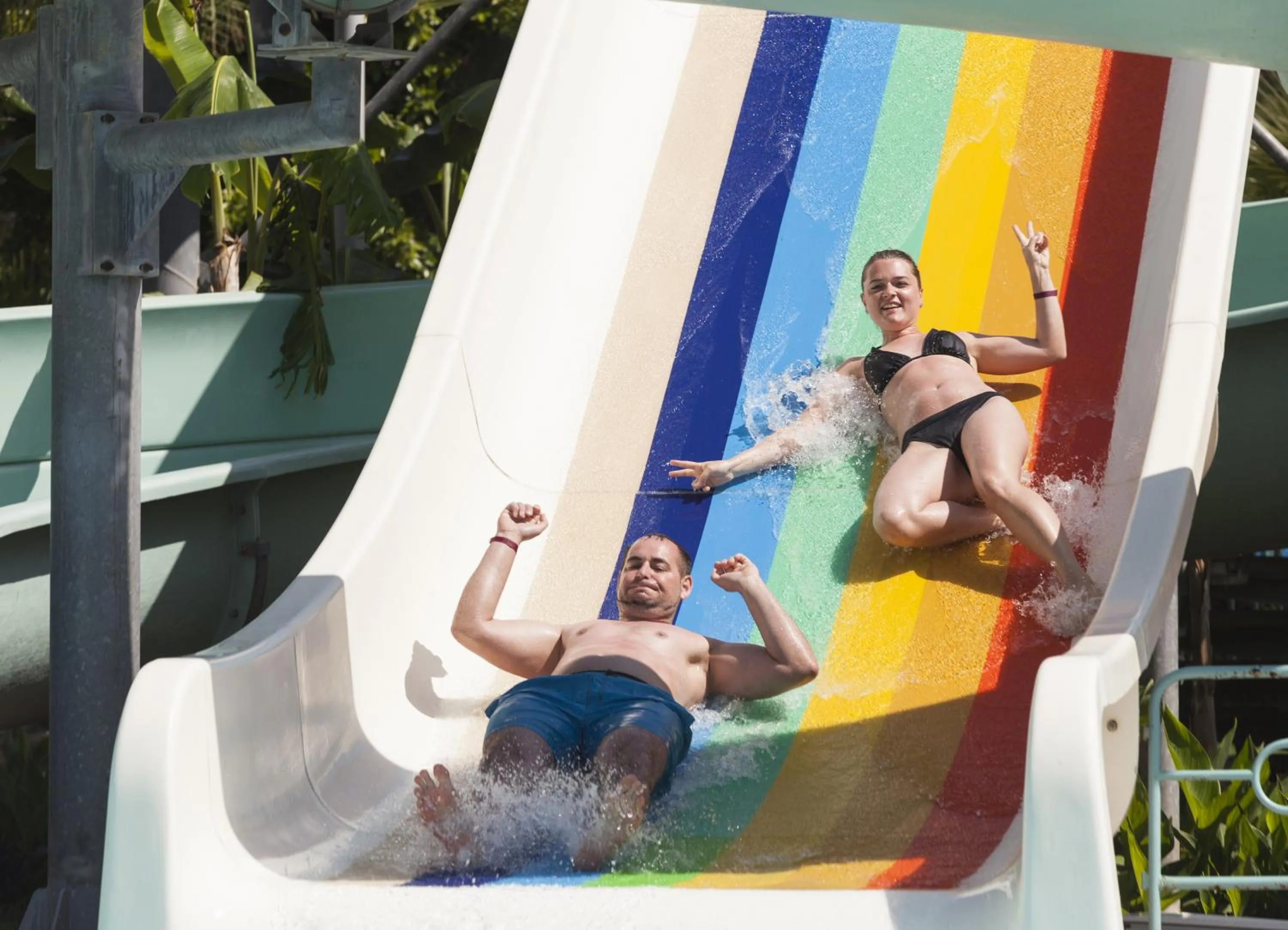 Aqua park in Iz Flower Side Beach Hotel