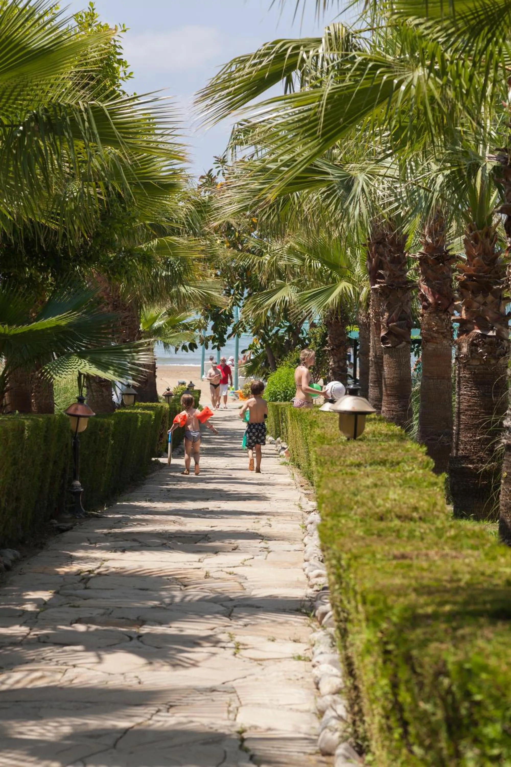 Property building in Iz Flower Side Beach Hotel