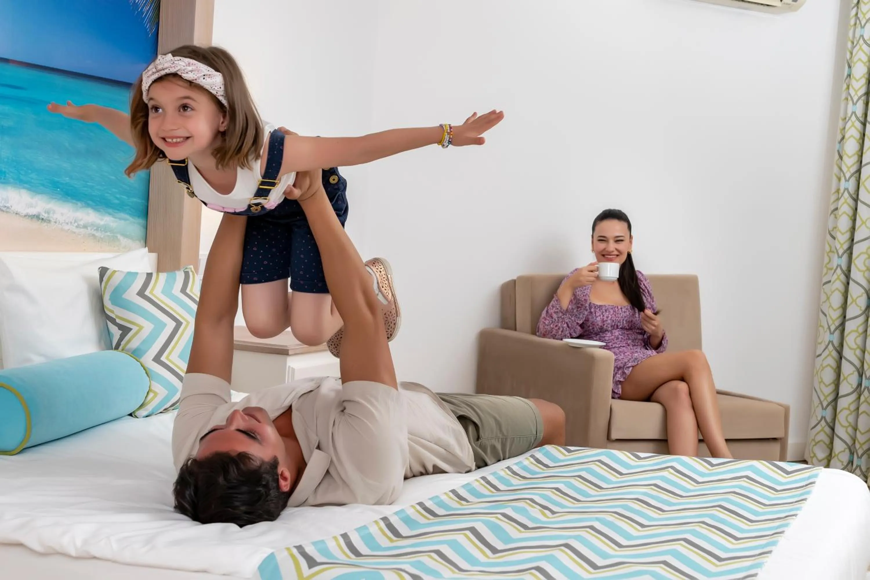 Family, Bed in Iz Flower Side Beach Hotel