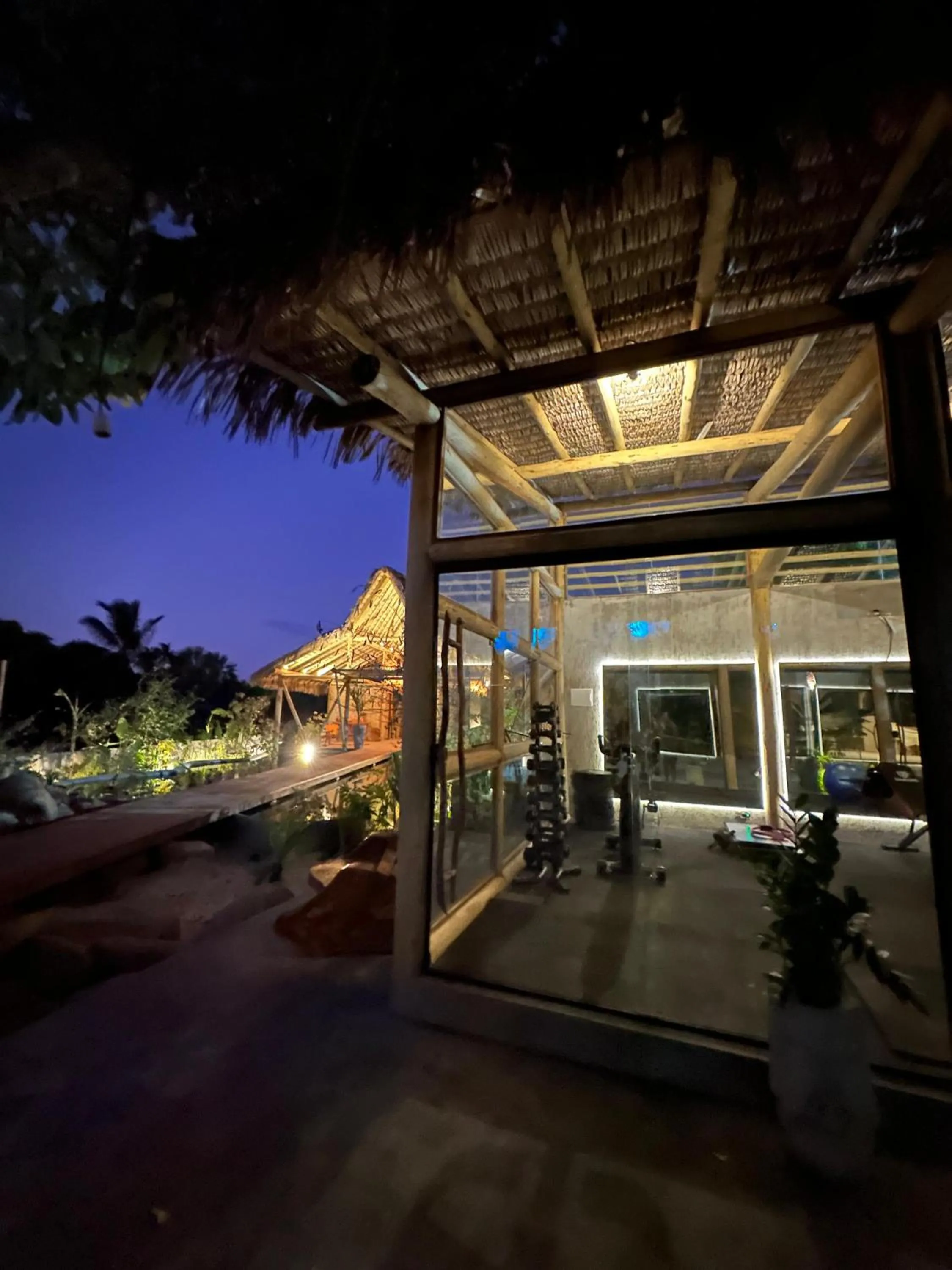 Fitness centre/facilities in Villa Pantai Boutique Hotel Atins