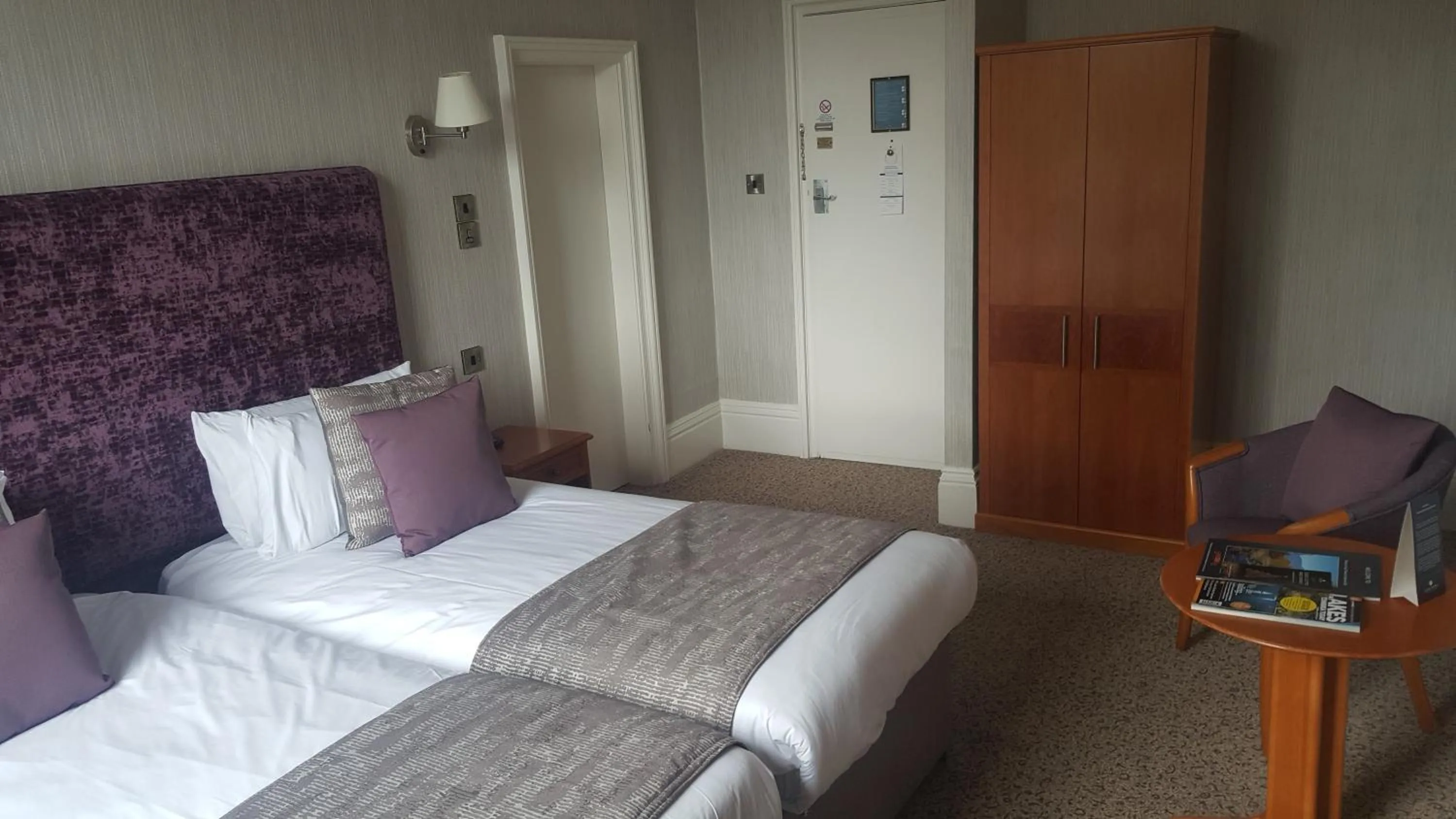 Bed in Keswick Country House Hotel