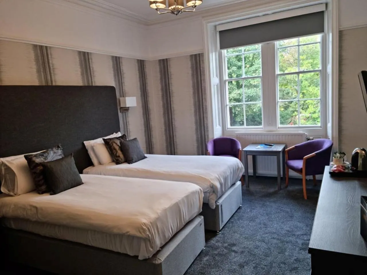 Bedroom, Bed in Keswick Country House Hotel