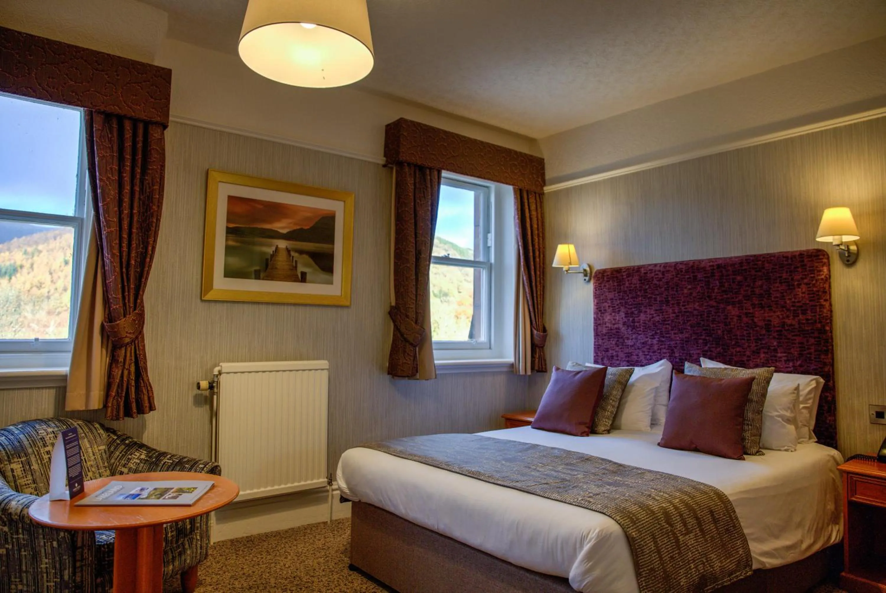 Bedroom, Bed in Keswick Country House Hotel