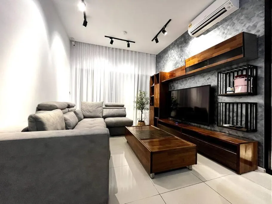 Living room in Elegant 3BR,Sunway Gandaria Seksyen 9 Bangi