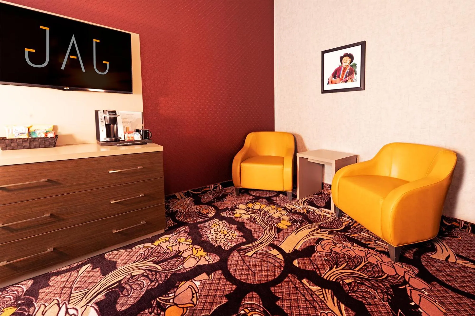 Bed in JAG Boutique Hotel