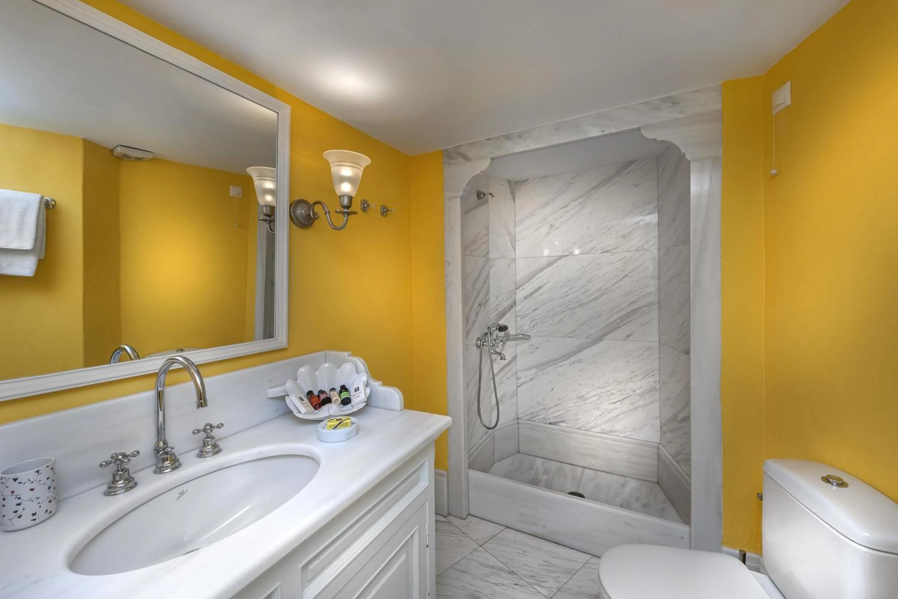 Bathroom in Aigialos Luxury Traditional Settlement